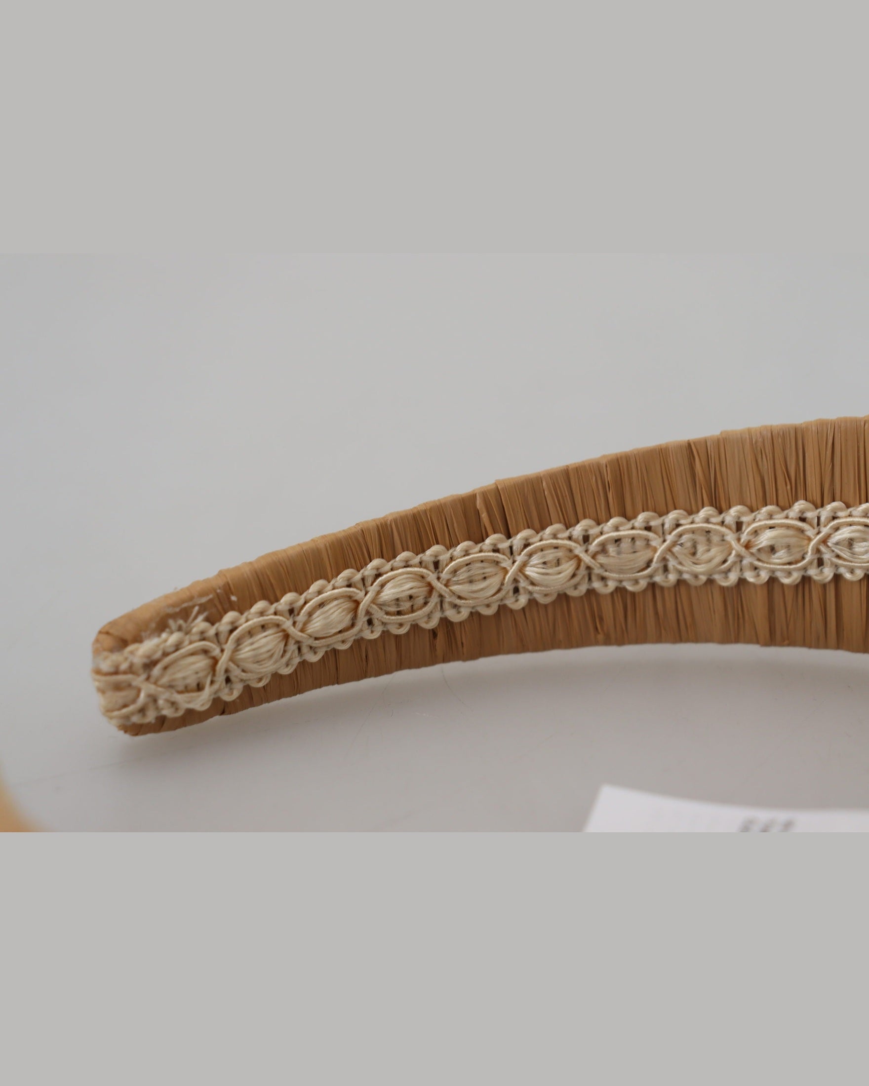 Dolce & Gabbana Exquisite Viscose Diadem Beige Headband Glam Steals