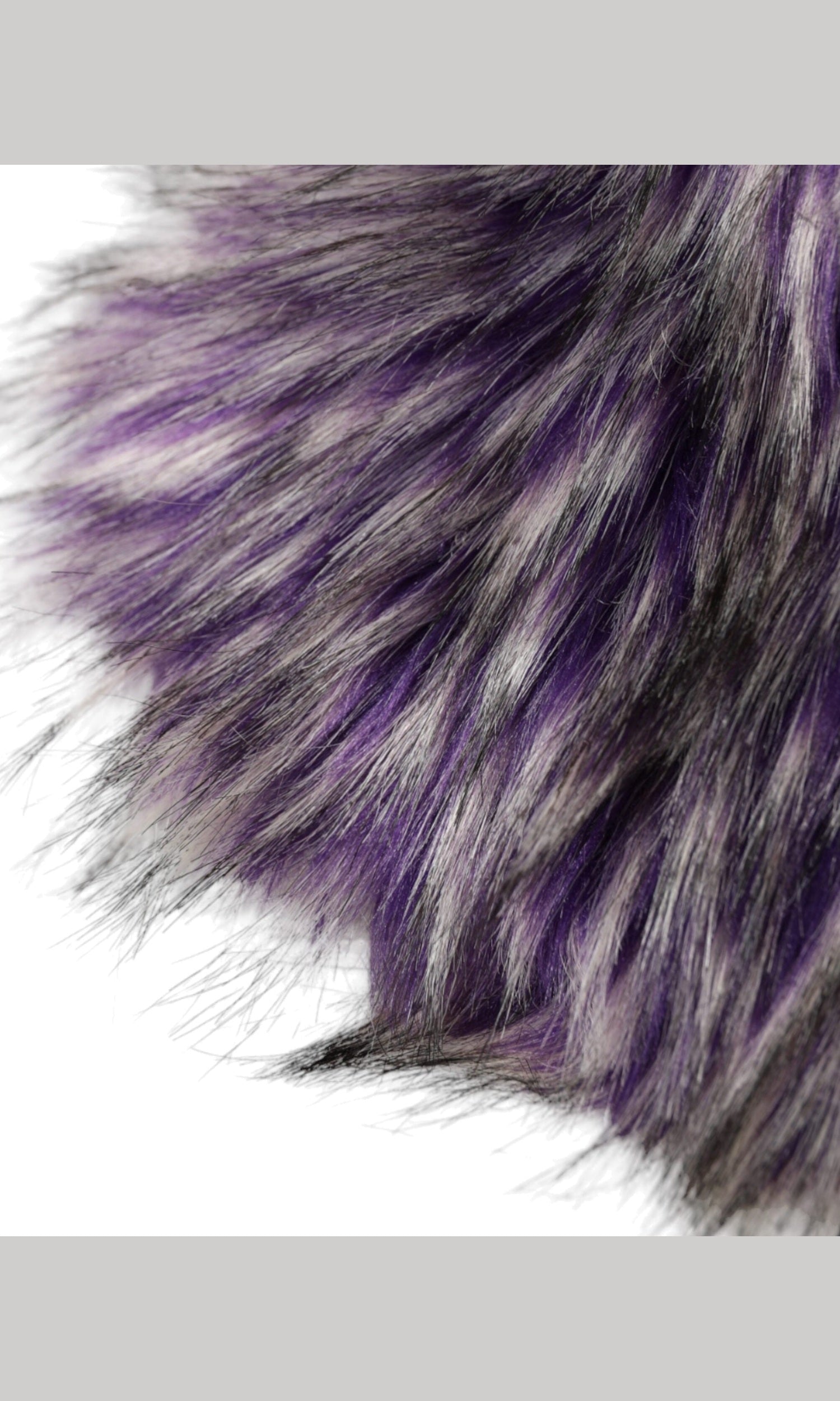 Dolce & Gabbana Faux Fur Whole Head Wrap Purple Hat Glam Steals