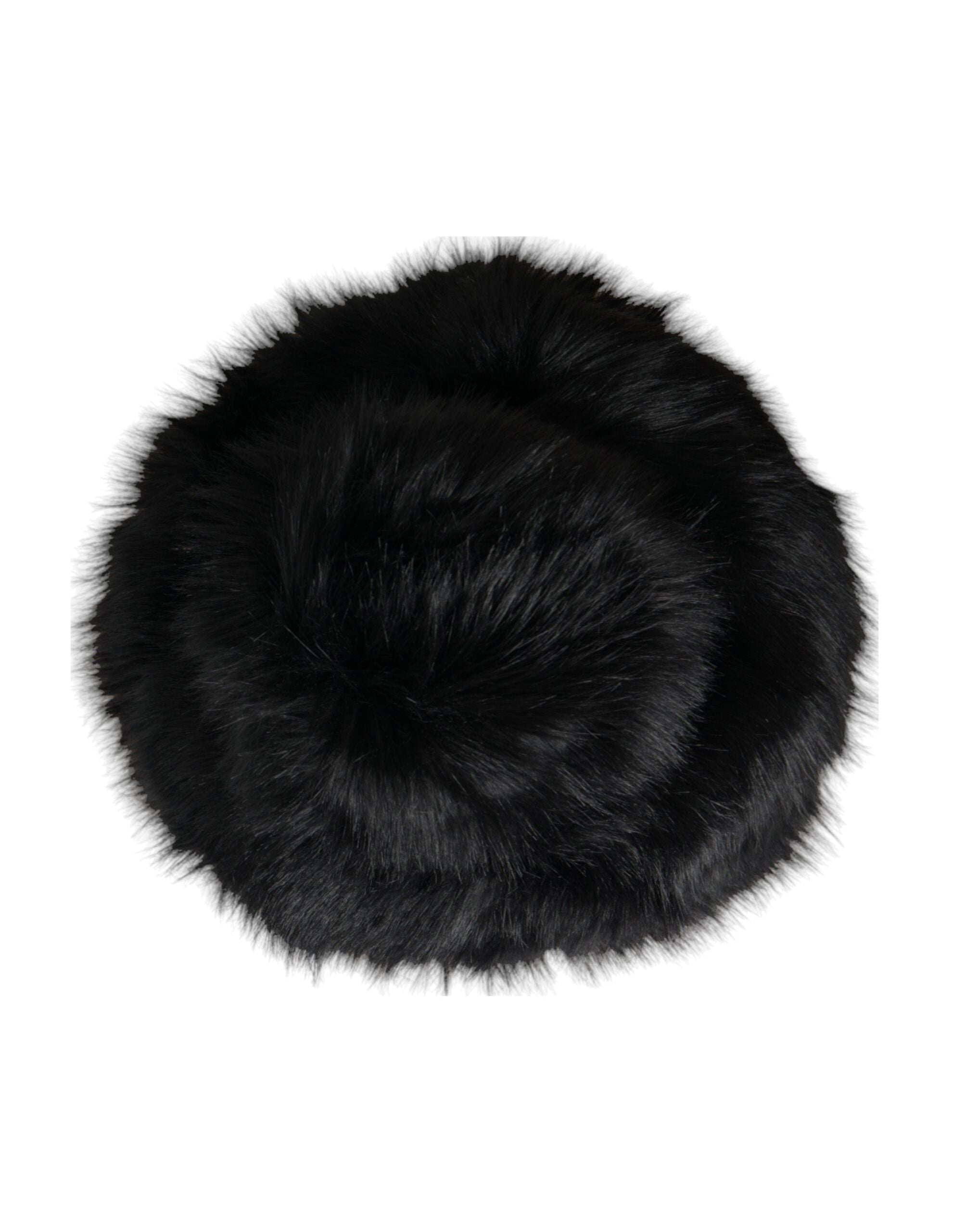 Dolce & Gabbana Faux Fur Womens Bucket Black Hat Glam Steals