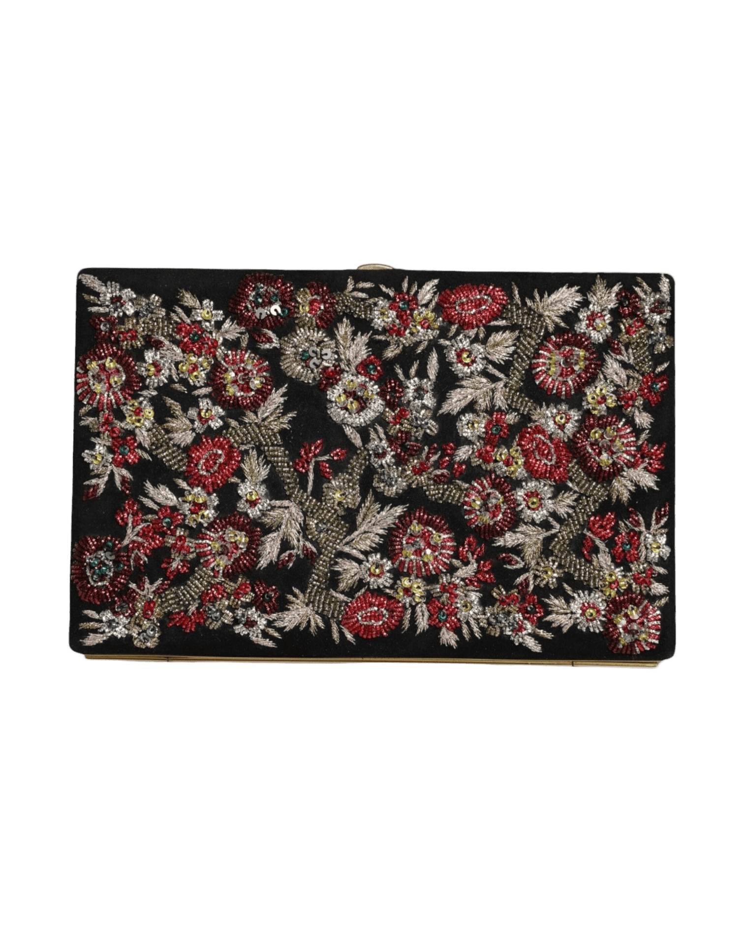 Dolce & Multicolor Gabbana Floral Frame Clutch Evening Purse Bag Glam Steals