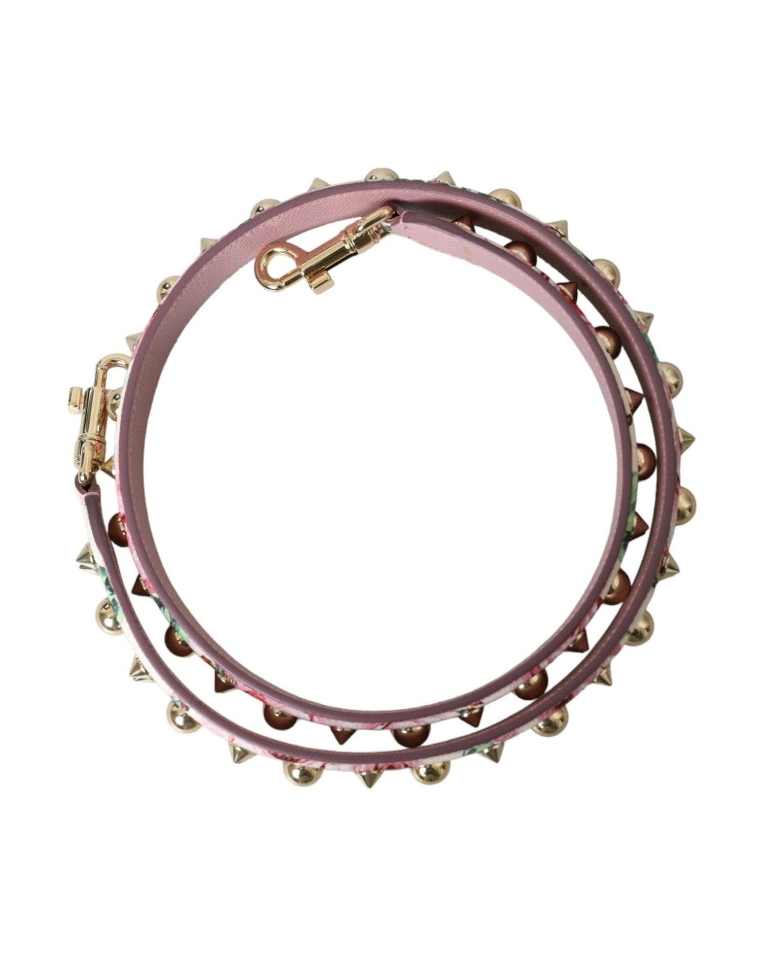 Dolce & Gabbana Floral Handbag Accessory Shoulder Pink Strap Glam Steals