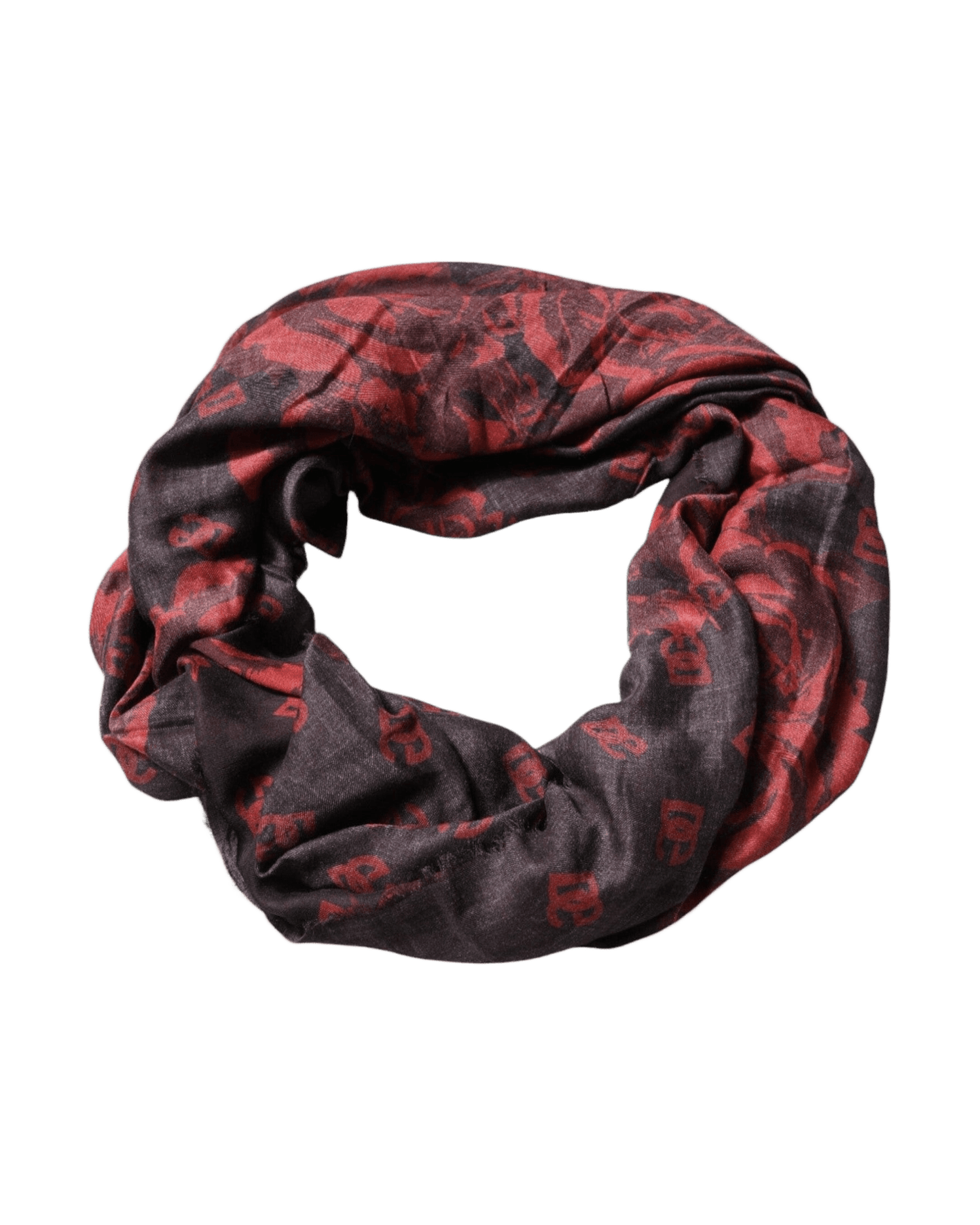 Dolce & Gabbana Floral Modal Wrap Shawl Red Scarf Glam Steals