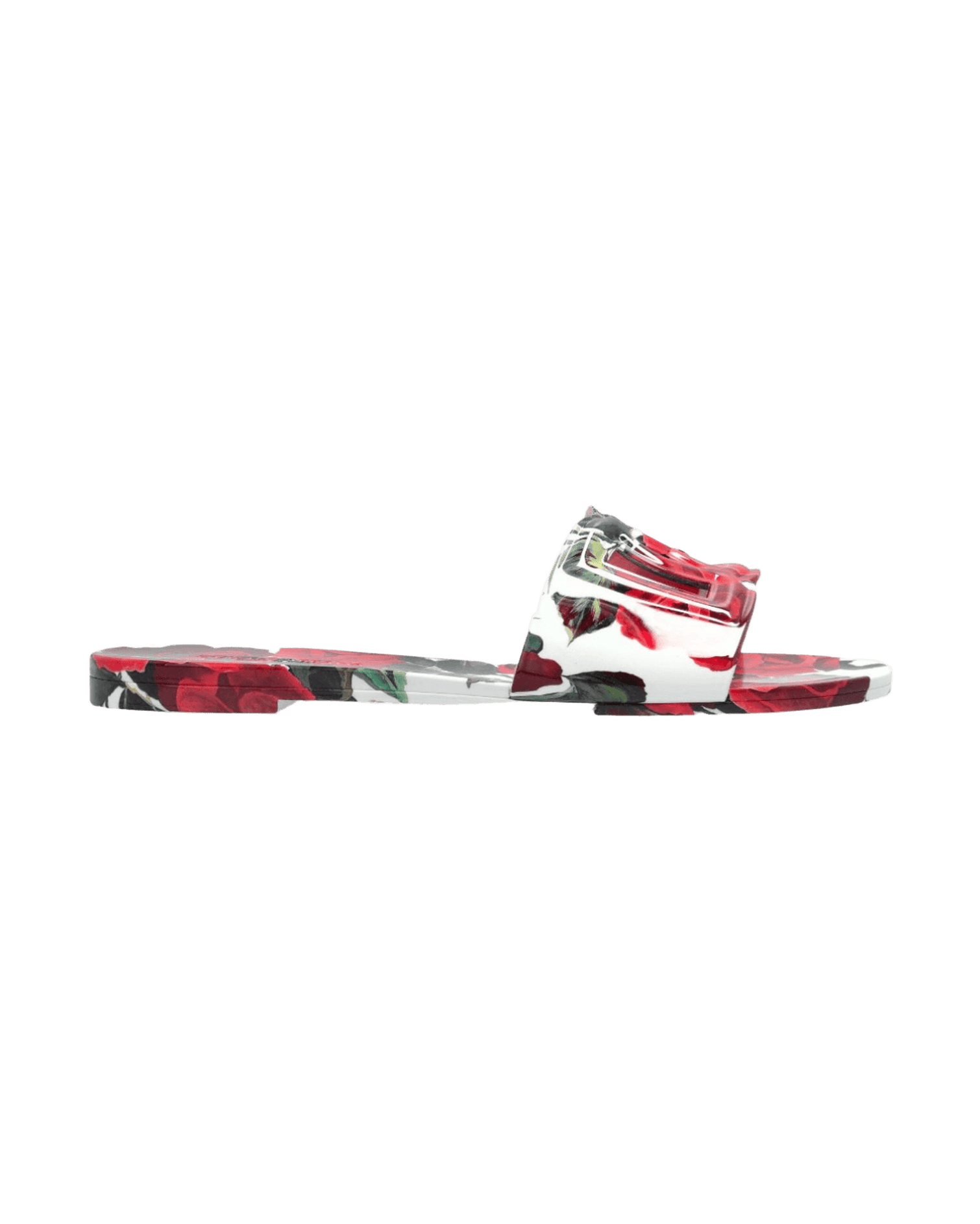 Dolce & Gabbana Floral Print Slides Glam Steals