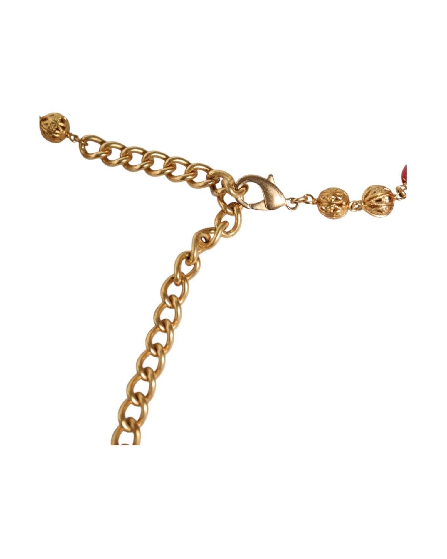 Dolce & Gabbana Brass Fur Crystal Waist Torero Gold Red Belt Glam Steals