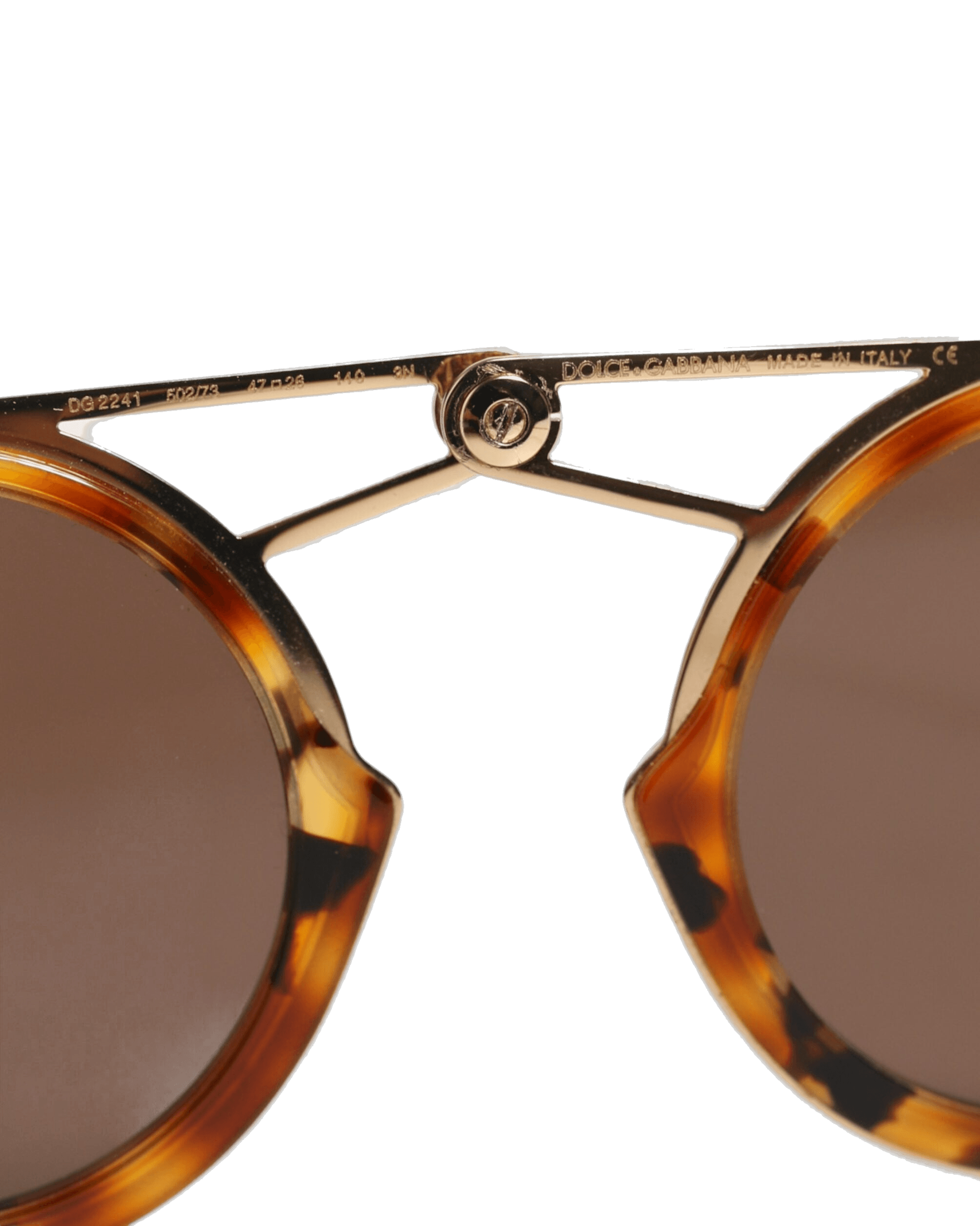 Dolce & Gold Gabbana Havana Frame Dg Fatto A Mano Eyewear Sunglasses Glam Steals