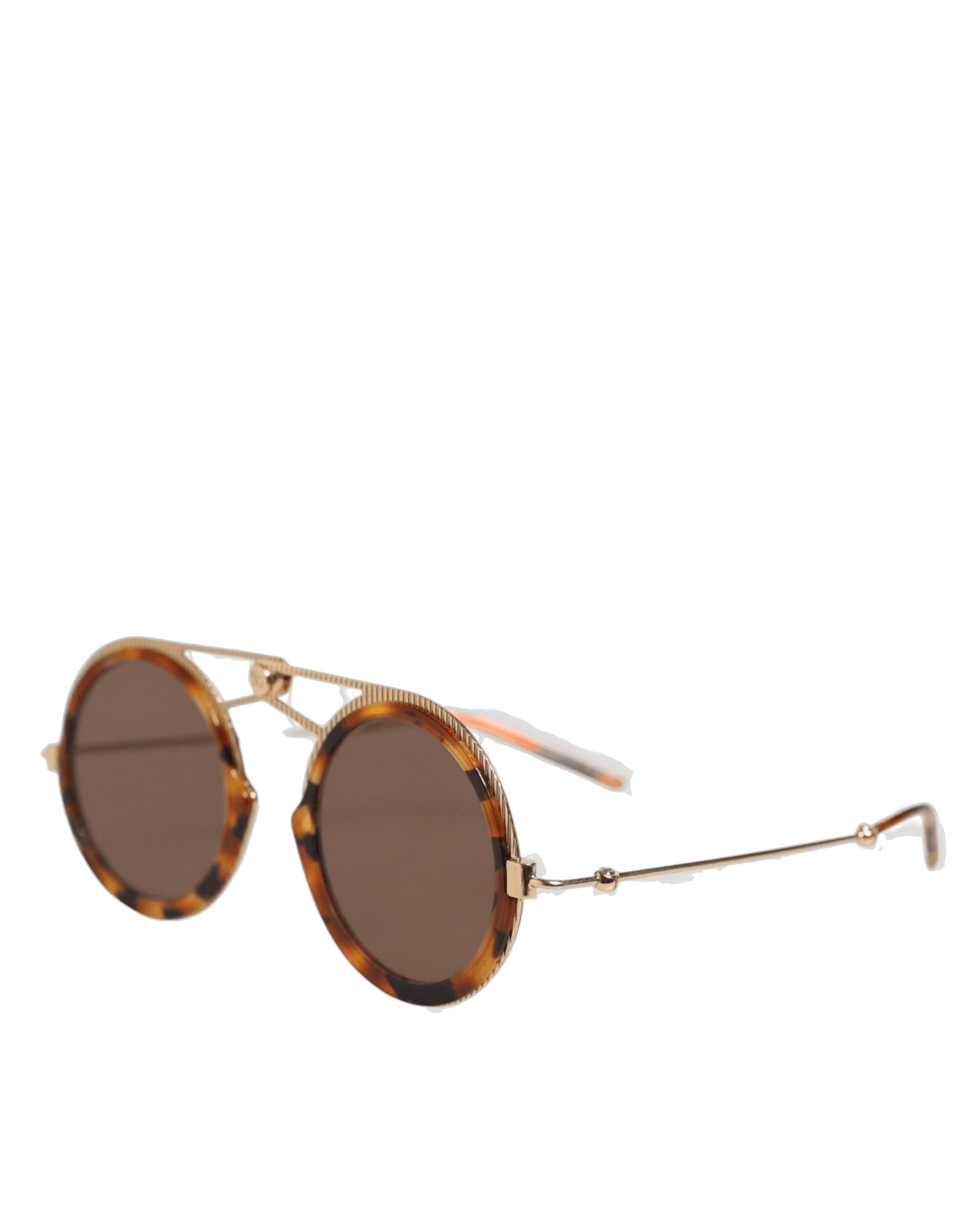 Dolce & Gabbana Gold Havana Frame Dg Fatto A Mano Eyewear Sunglasses Sunglasses