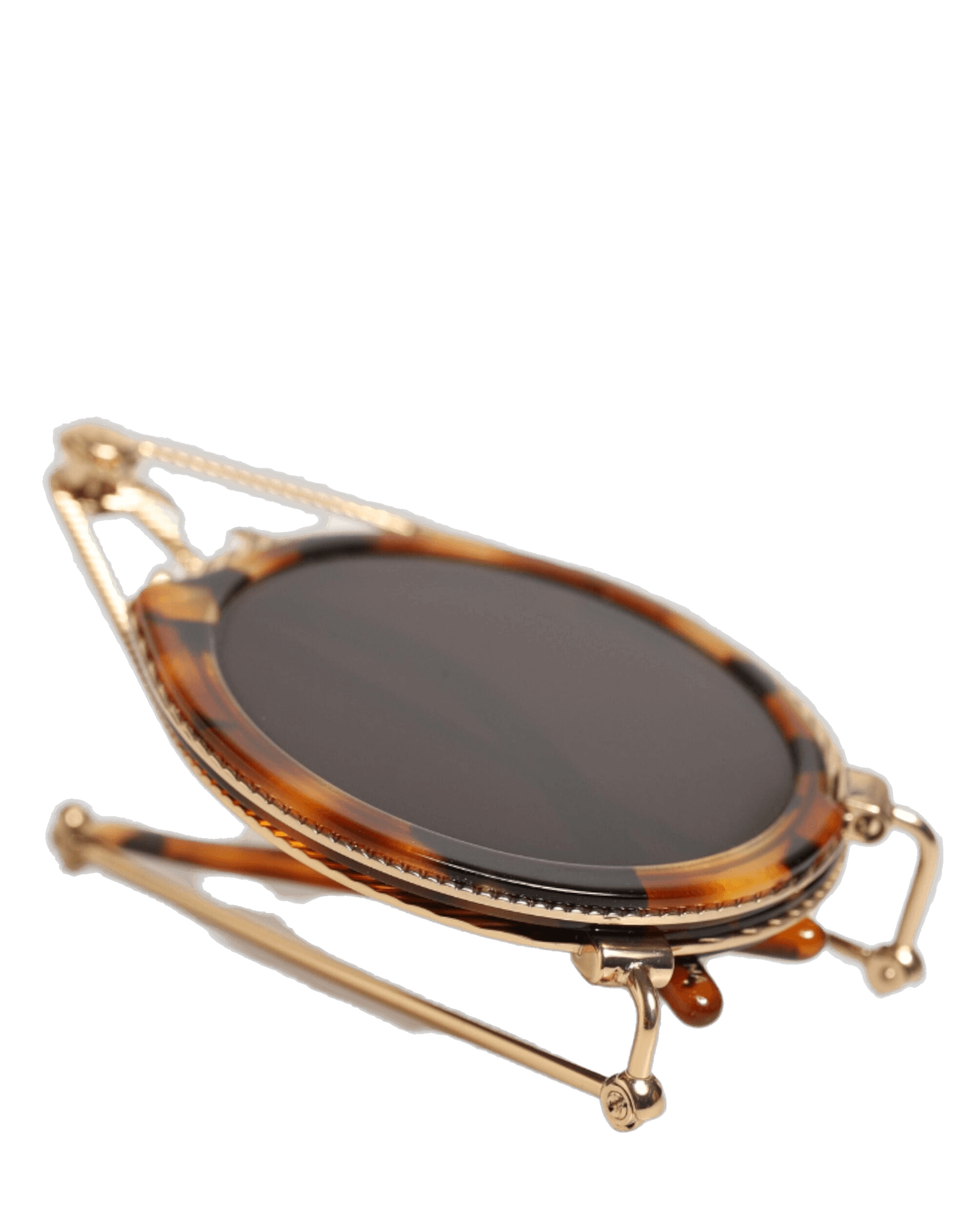 Dolce & Gabbana Gold Havana Frame Dg Fatto A Mano Eyewear Sunglasses Sunglasses