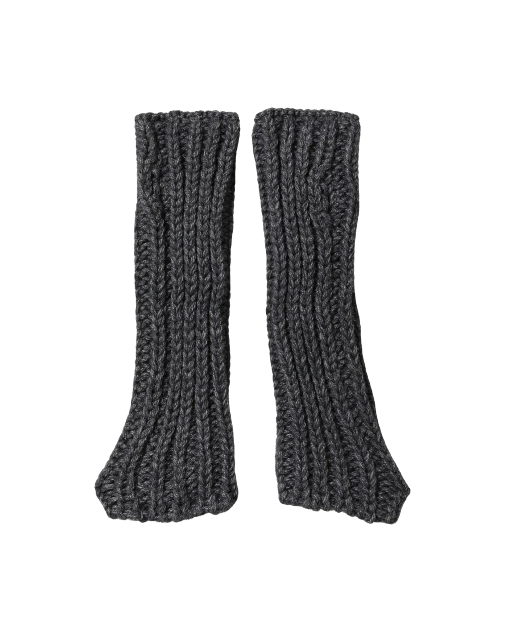 Dolce & Gabbana Gray Acrylic Knitted Fingerless Arm Warmer Gloves
