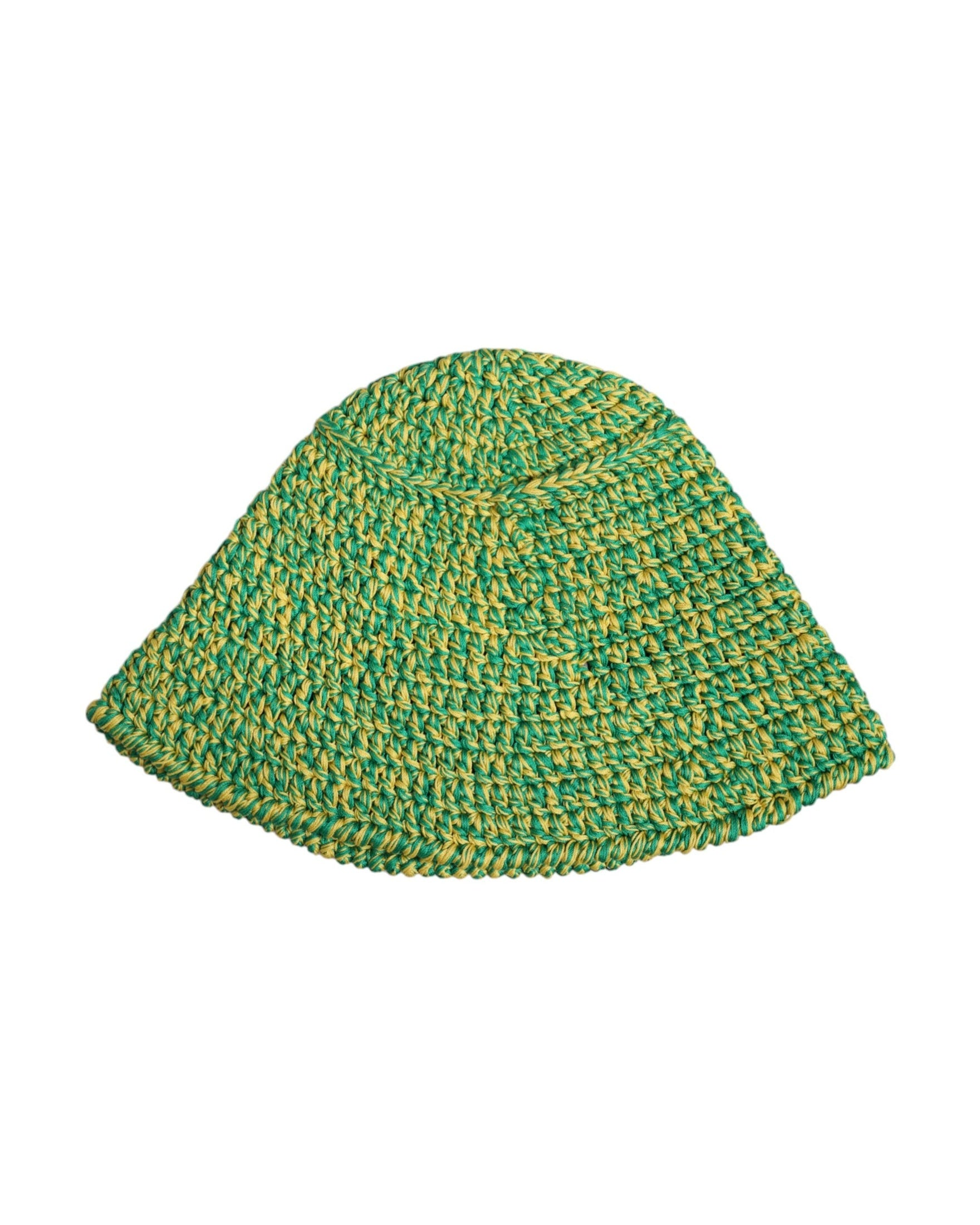 Dolce & Gabbana Green Cotton Crochet Dg Logo Bucket Hat Glam Steals