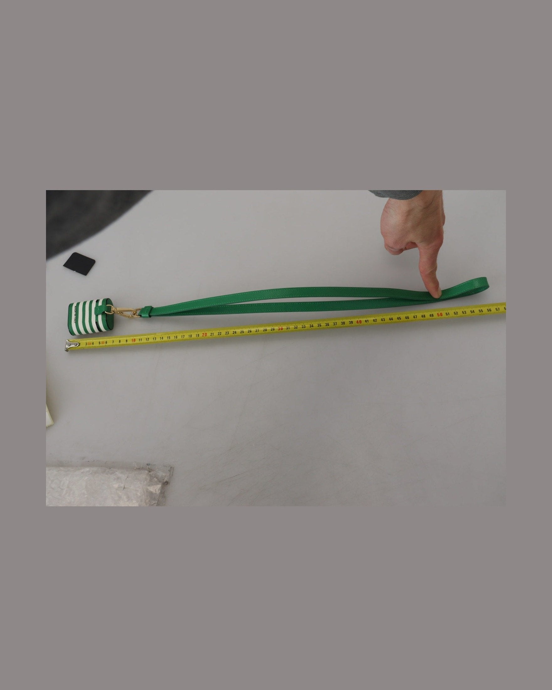 Dolce & Gabbana Elegant Leather Airpods Case - Green Lush Glam Steals