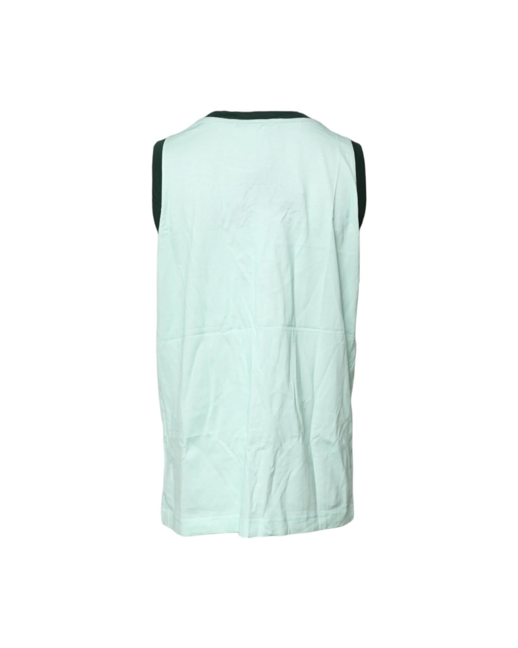 Dolce & Gabbana Green Light Graphic Print Sleeveless Tank T-Shirt Tank Tops