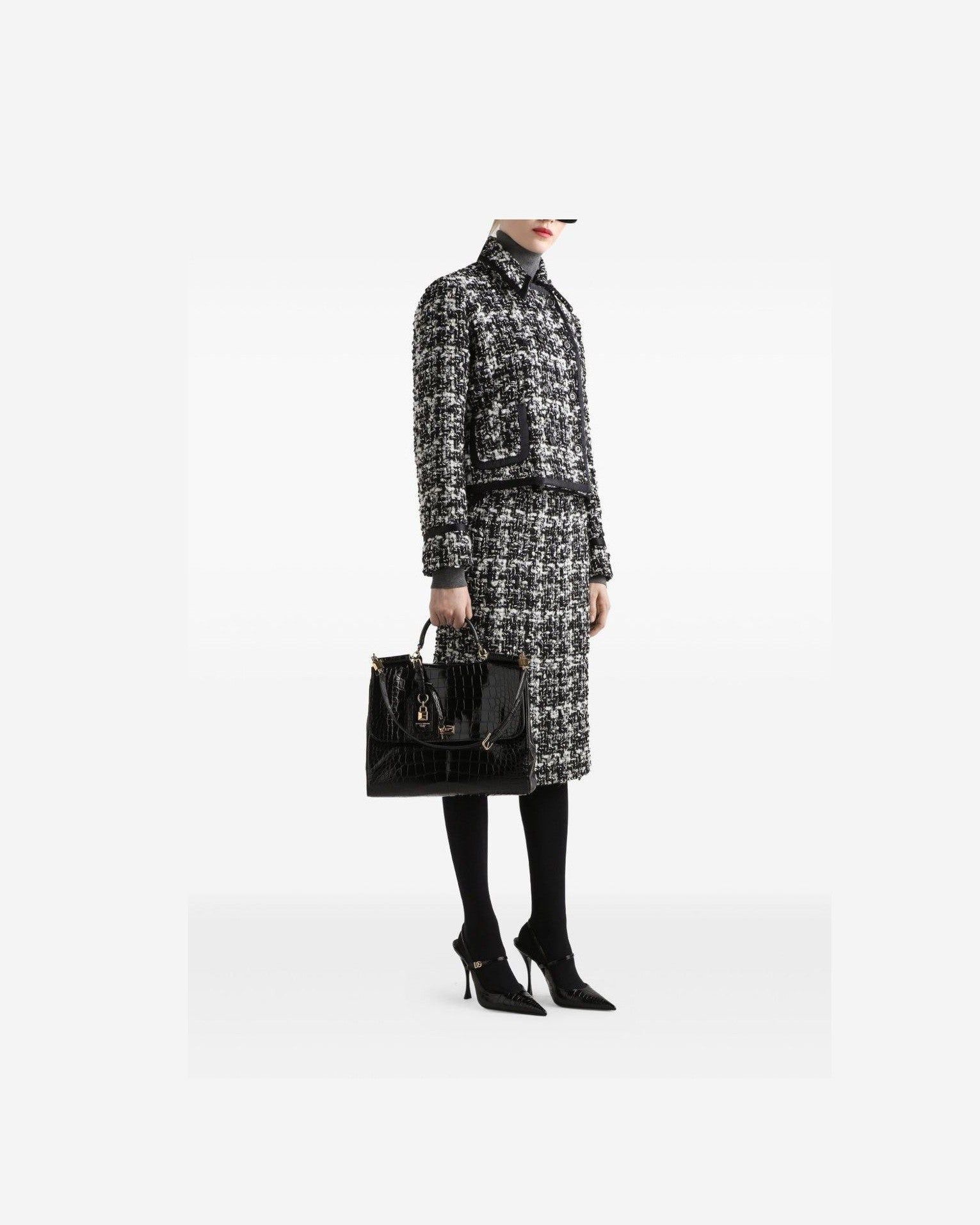 Dolce & Gabbana Grey Skirt Glam Steals