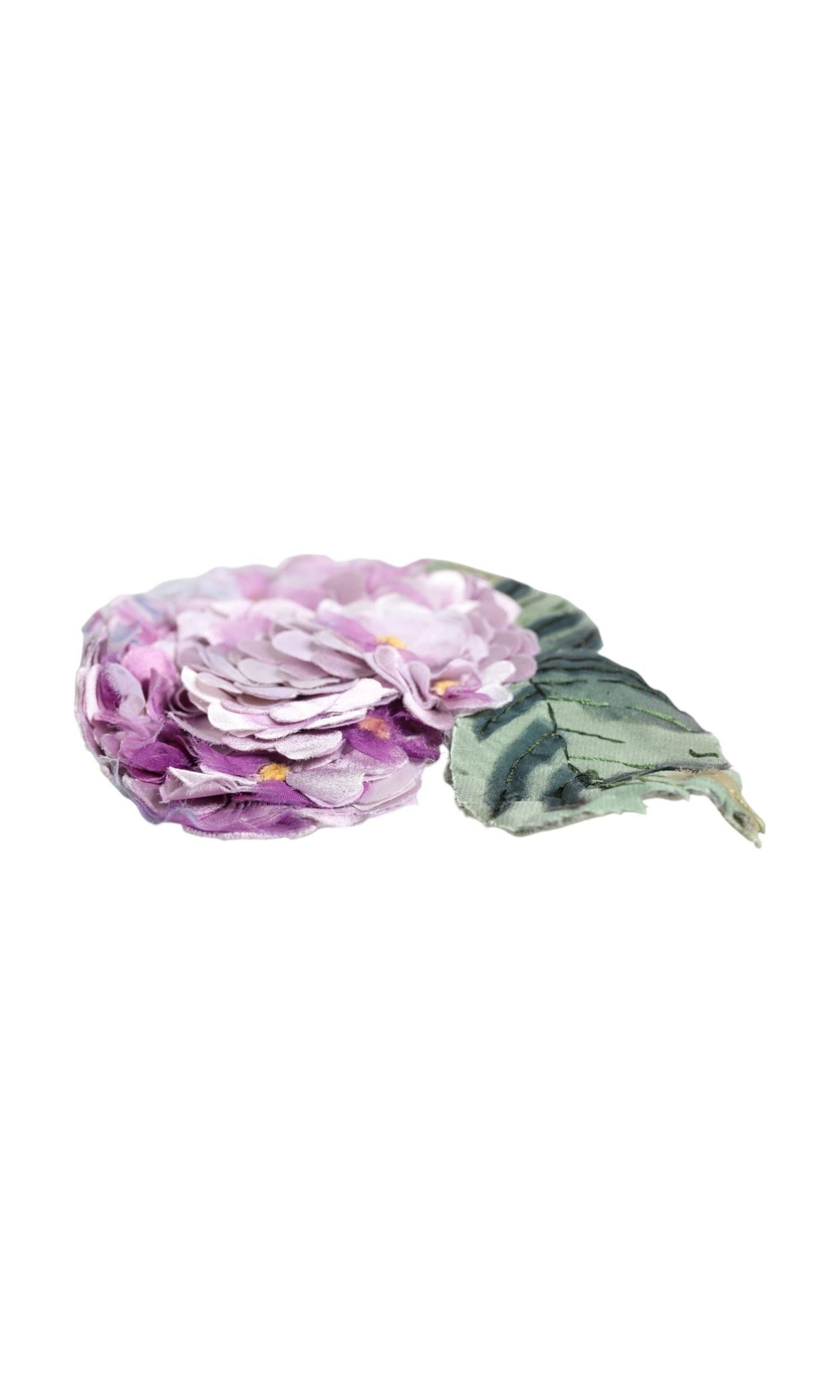 Dolce & Gabbana Hydrangea Brass Pin Multicolor Gold Brooch Glam Steals