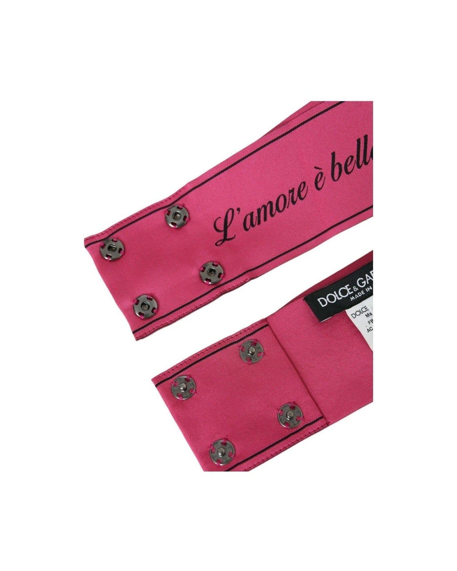Dolce & Gabbana L'Amore E'Bellezza Waist Pink Belt Glam Steals