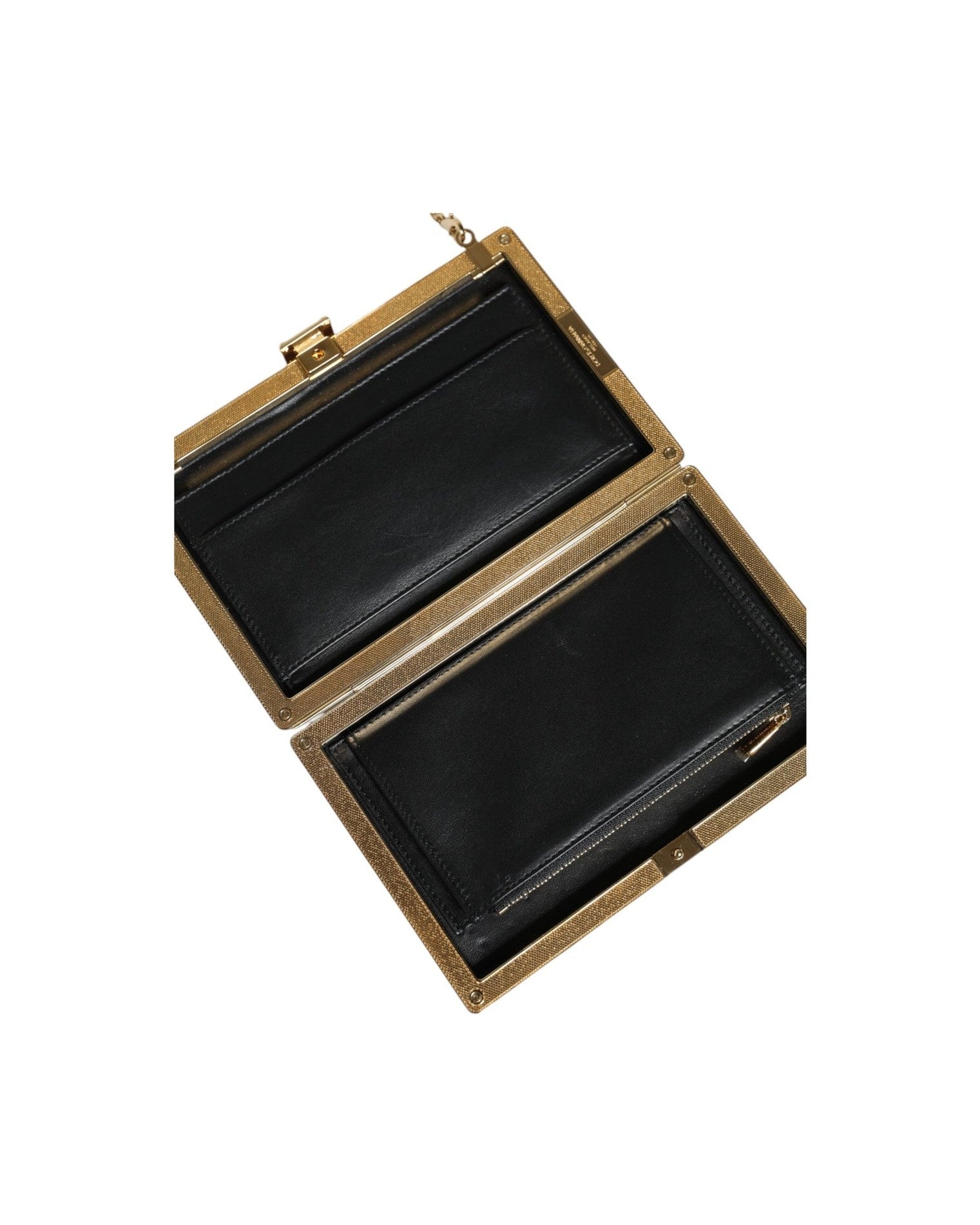 Dolce & Gabbana Leather Clutch Evening Crossbody Maroon Bag Glam Steals