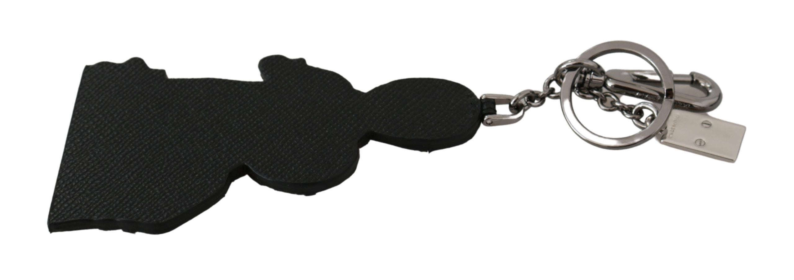 Dolce & Gabbana Leather Dominico Stefano #dgfamily Logo Badge Keychain Glam Steals