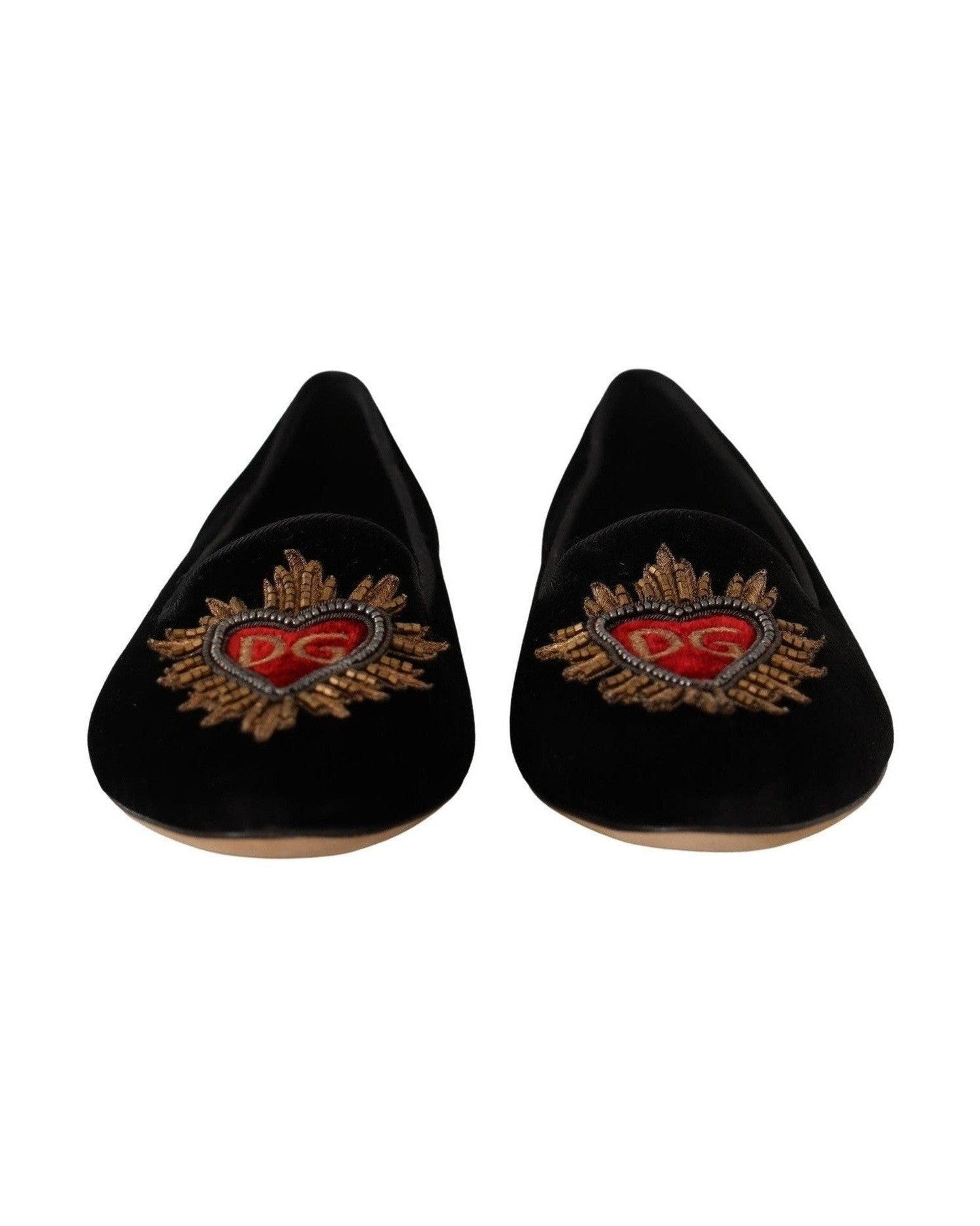 Dolce & Gabbana Leather Elegant Patent Flat Shoes Shoes