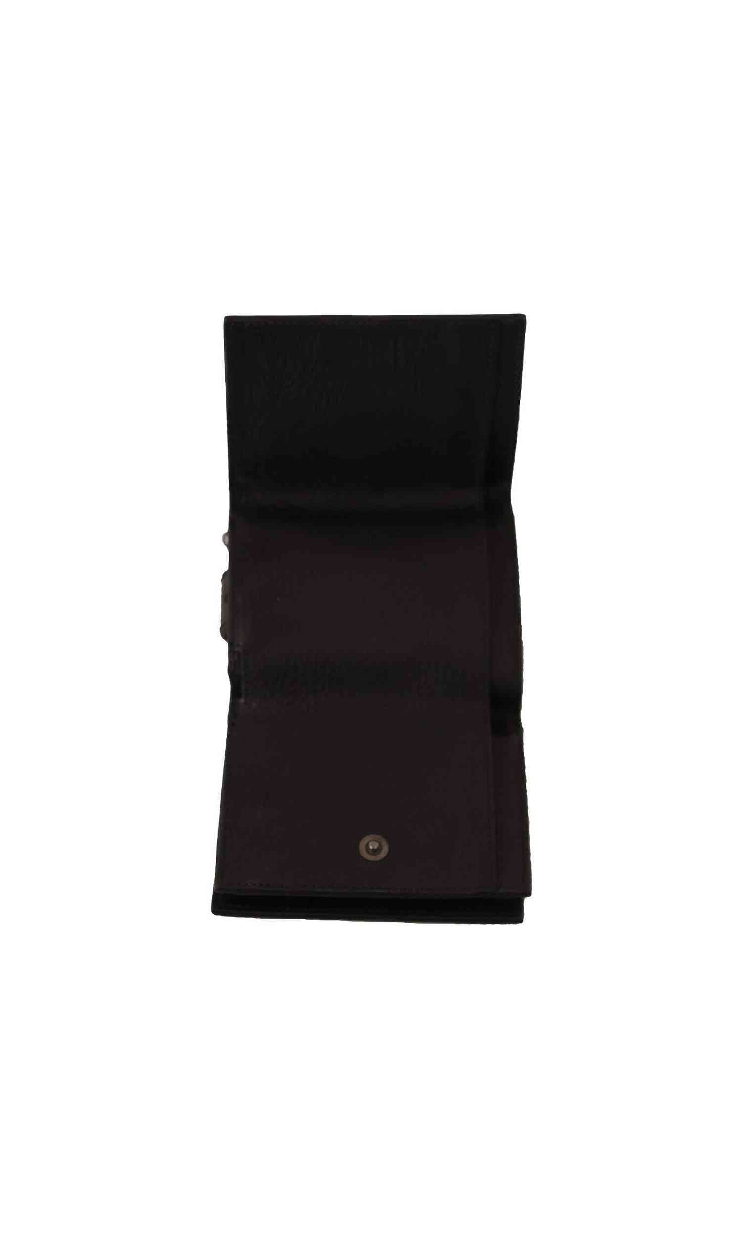 Dolce & Gabbana Leather Elegant Trifold Multi Kit Accessory Glam Steals