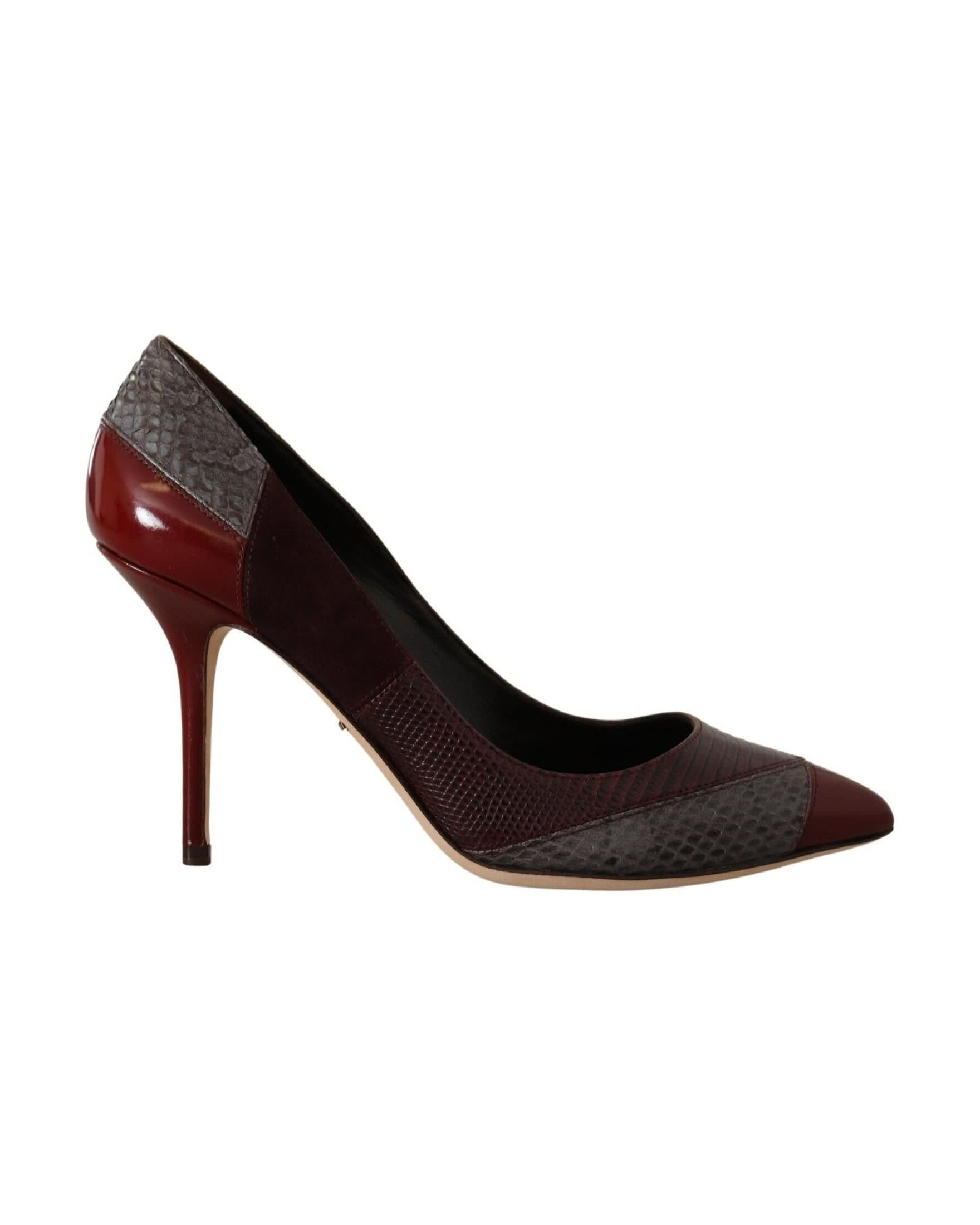 Dolce & Gabbana Leather Exotic Heels Heels