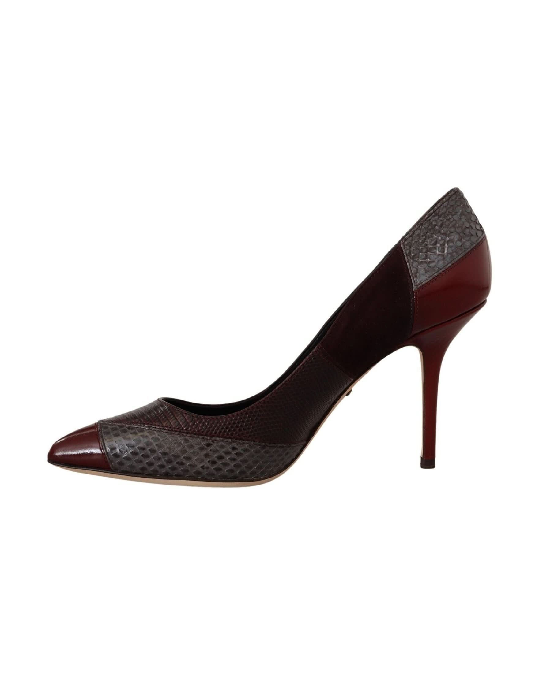 Dolce & Gabbana Leather Exotic Heels Heels