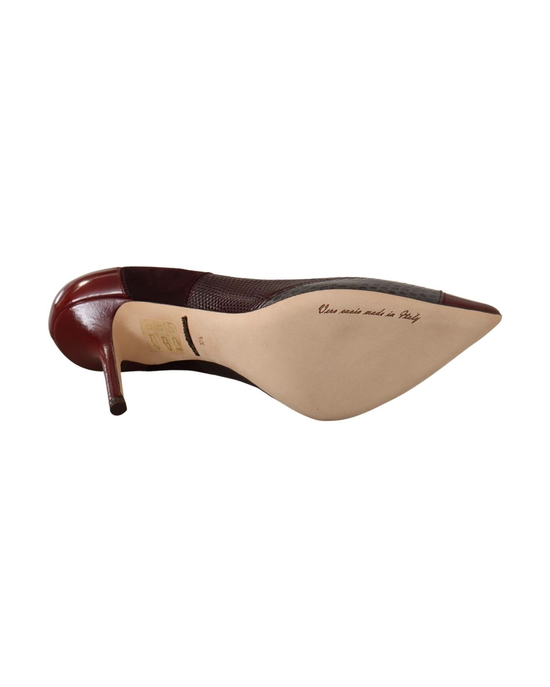Dolce & Gabbana Leather Exotic Heels Heels
