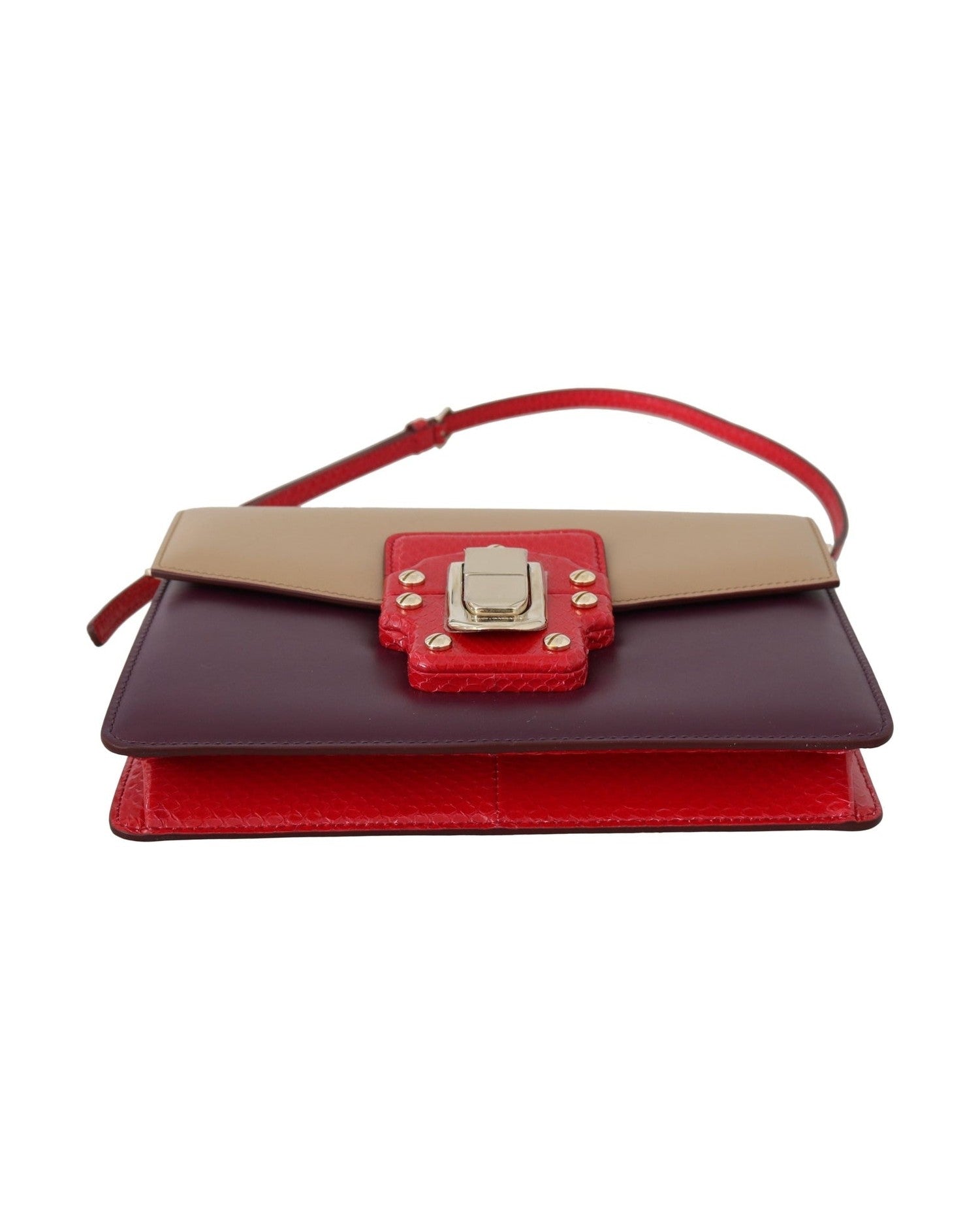 Dolce & Gabbana Leather Exquisite Lucia Shoulder Bag Glam Steals