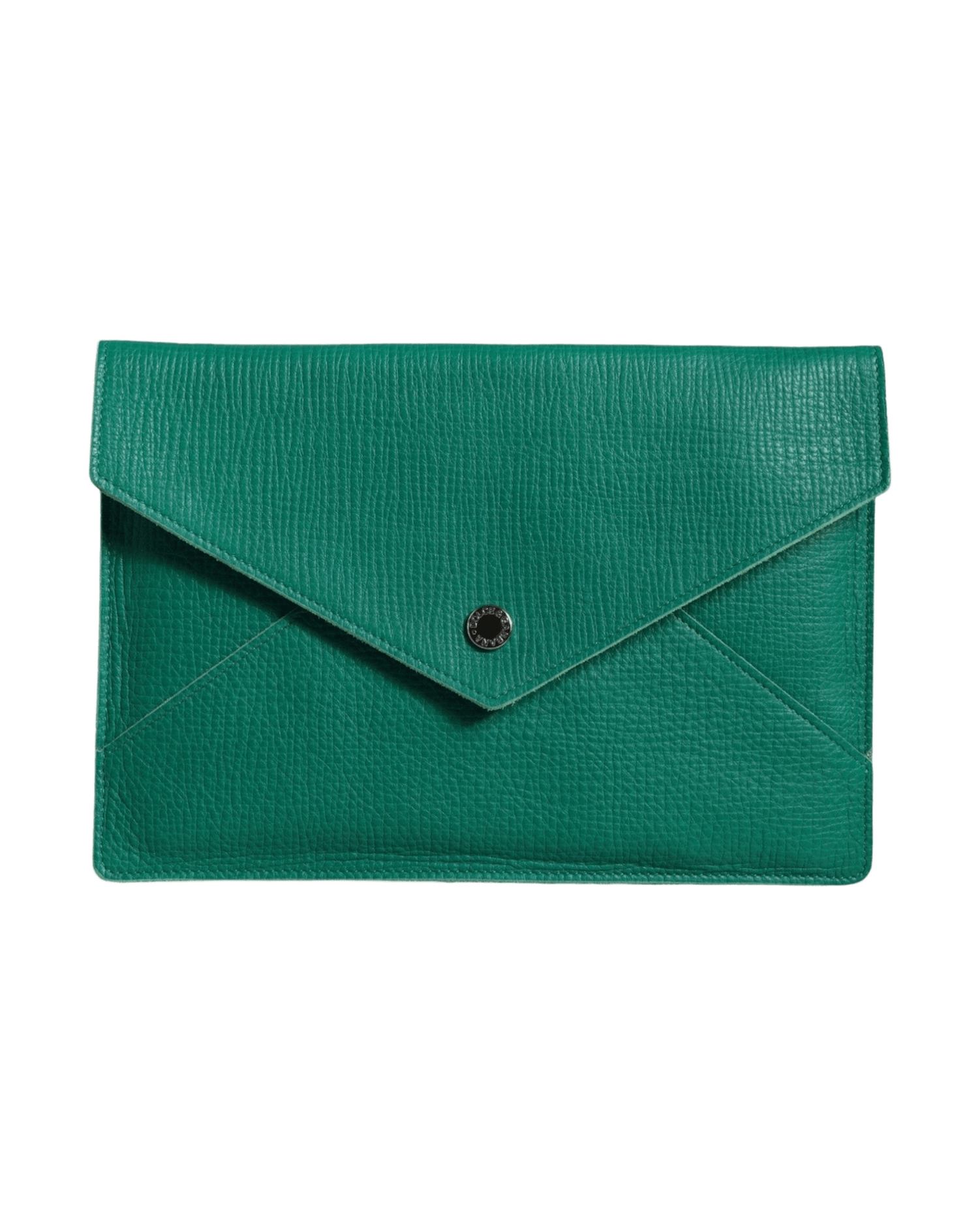 Dolce & Gabbana Leather Handbag Clutch Mini Purse Pouch Tablet Green Case Glam Steals