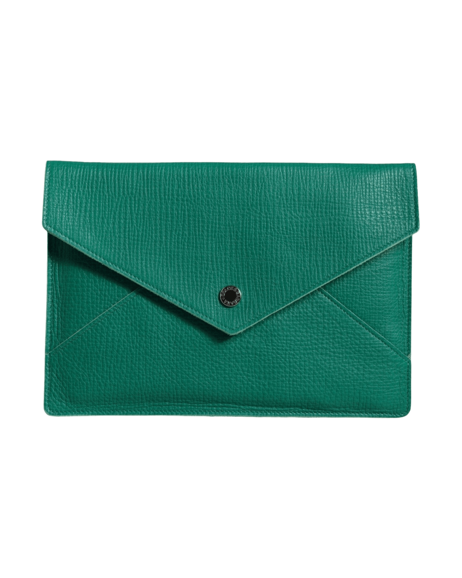 Dolce & Gabbana Green Leather Handbag Clutch Mini Purse Pouch Tablet Case Clutch Bags