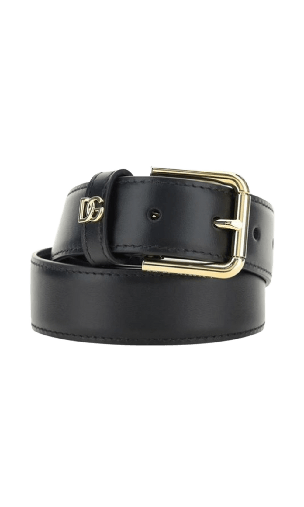 Dolce & Gabbana Leather Logo Belt Glam Steals