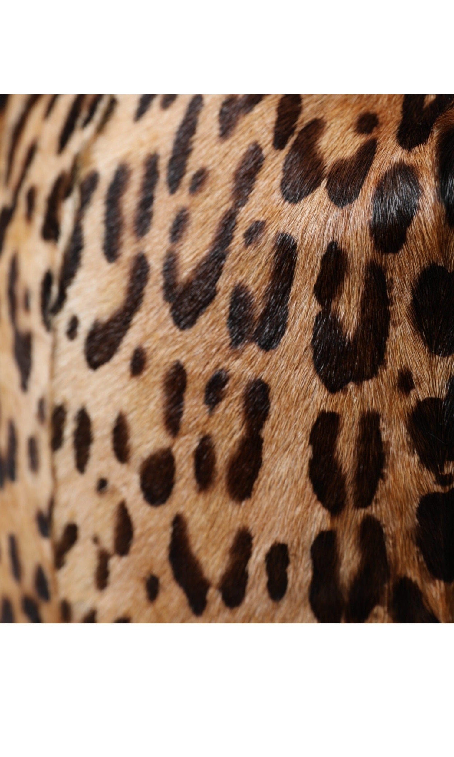 Dolce & Gabbana Leopard Fur Women Bucket Brown Hat Glam Steals