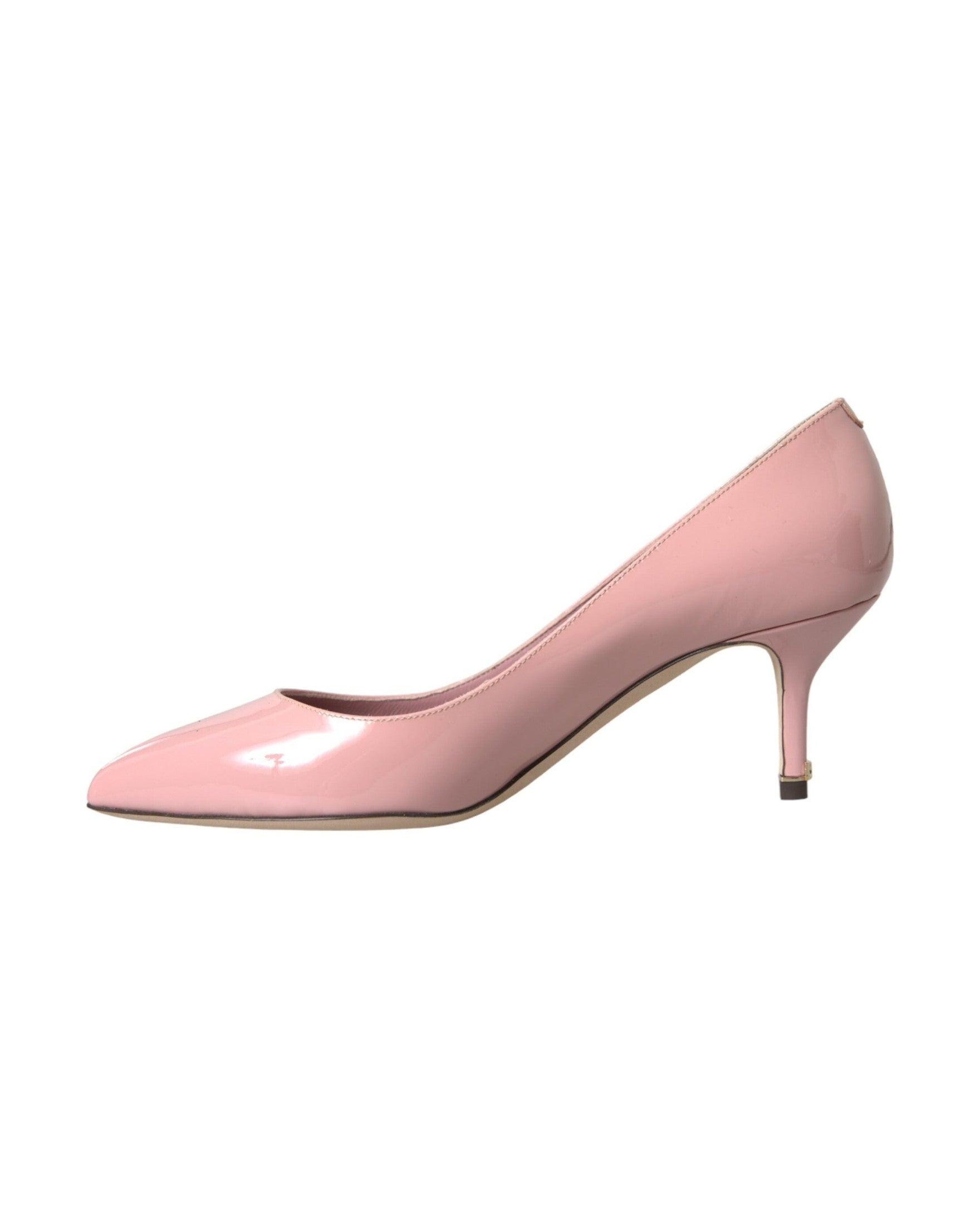 Dolce & Gabbana Light Pink Patent Leather Heels Pumps Shoes Glam Steals