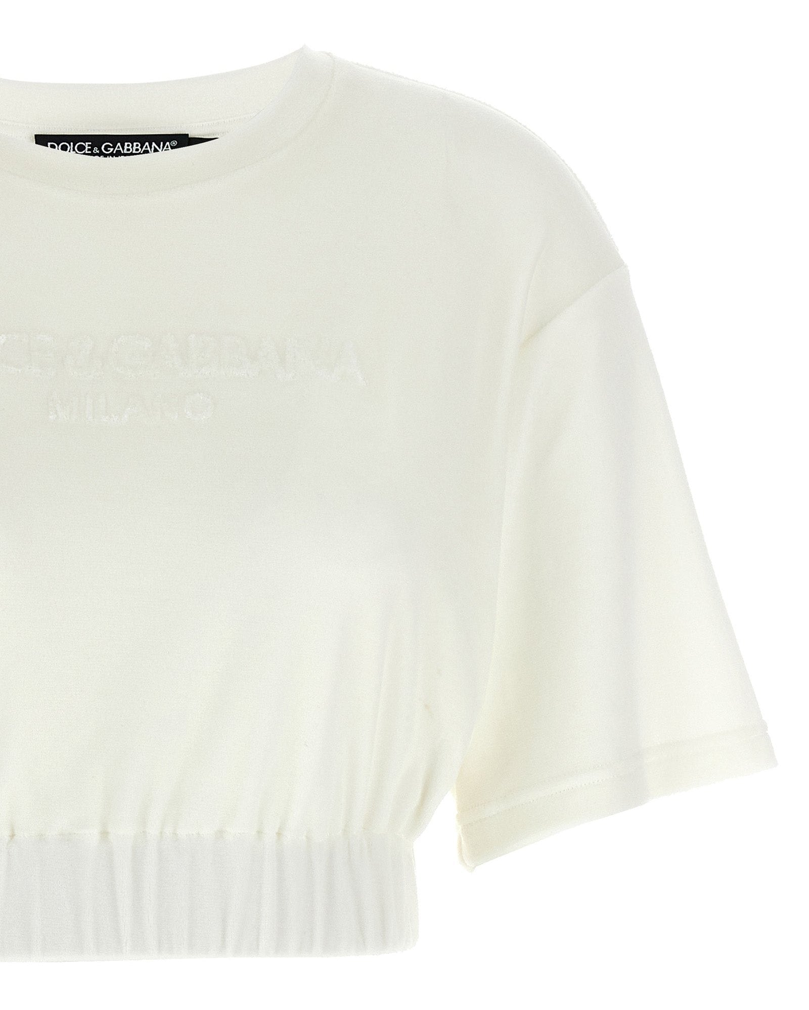 Dolce & Gabbana Logo Chenille Top Glam Steals