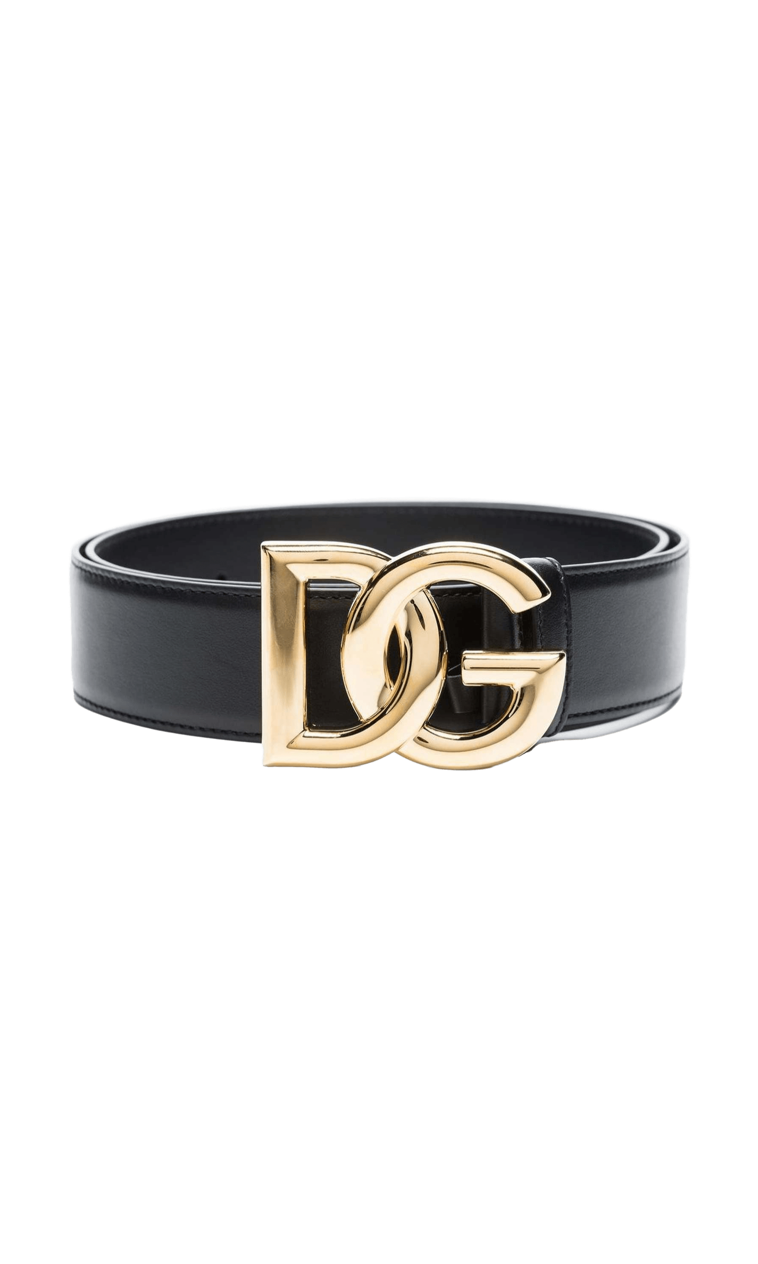 Dolce & Gabbana Logo Plaque Belt Glam Steals