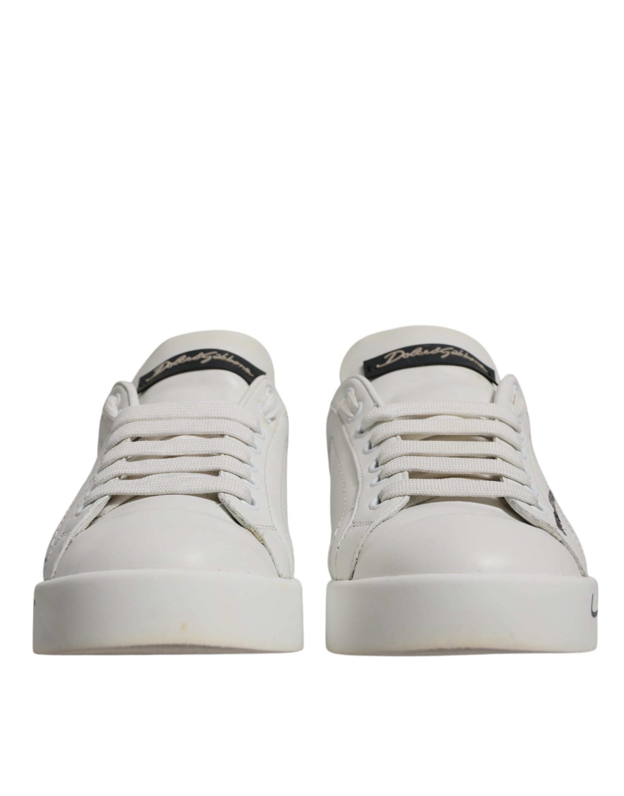Dolce & Gabbana Logo Portofino Sneakers Blue Shoes Glam Steals