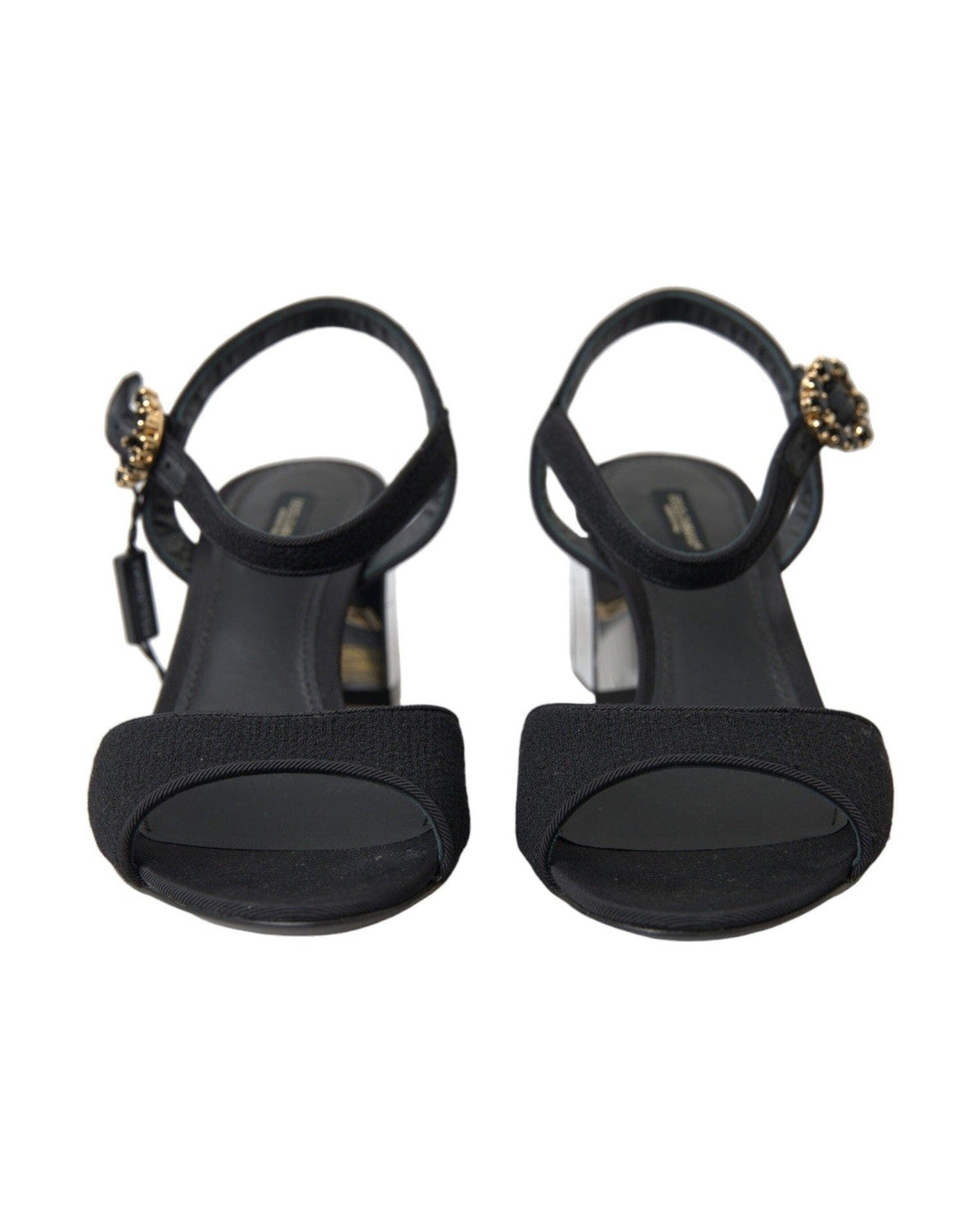 Dolce & Gabbana Mirror Heel Ankle Strap Sandals Heels