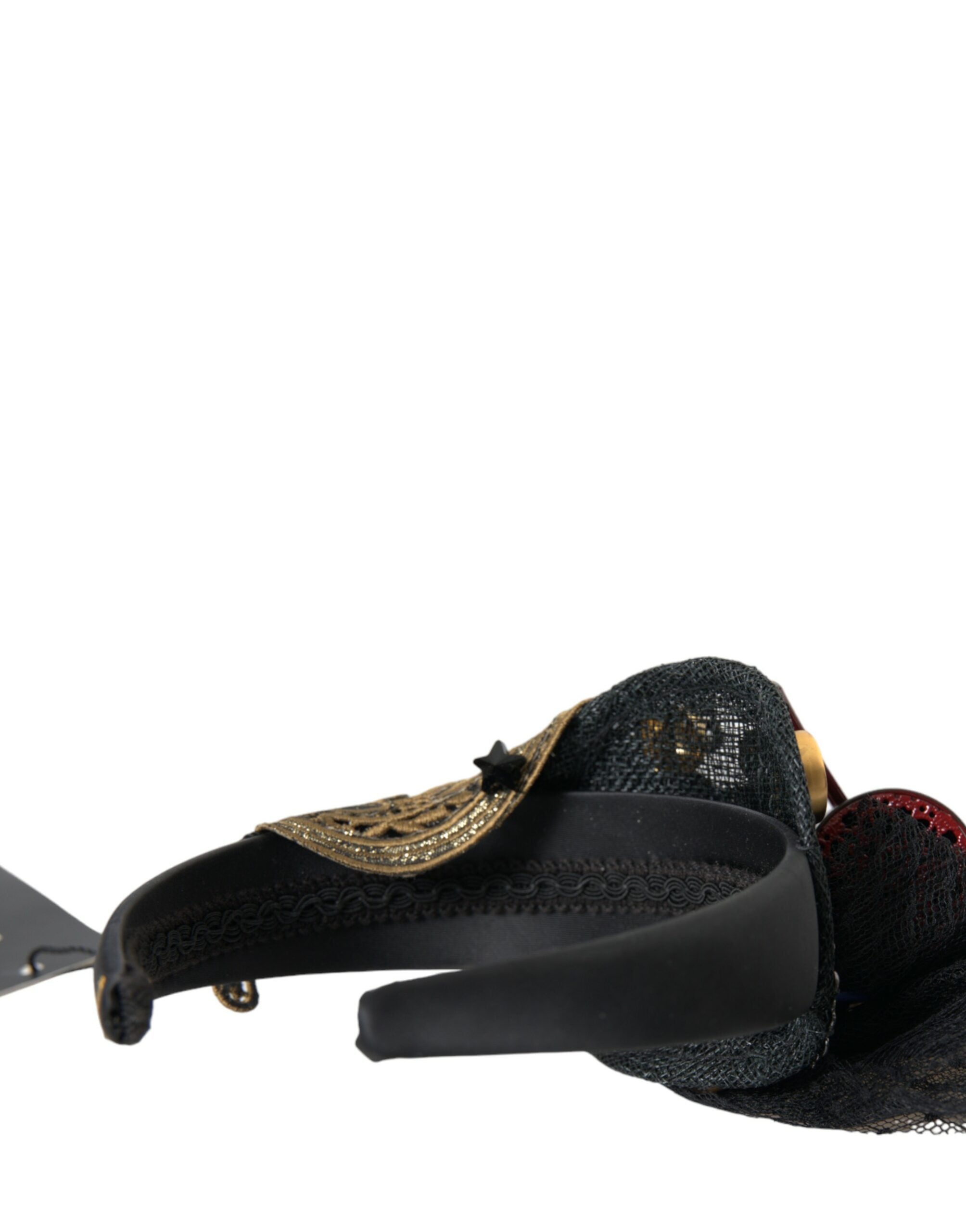 Dolce & Gabbana Missile Rocket Crystal Stars Headband Multicolor Diadem Glam Steals