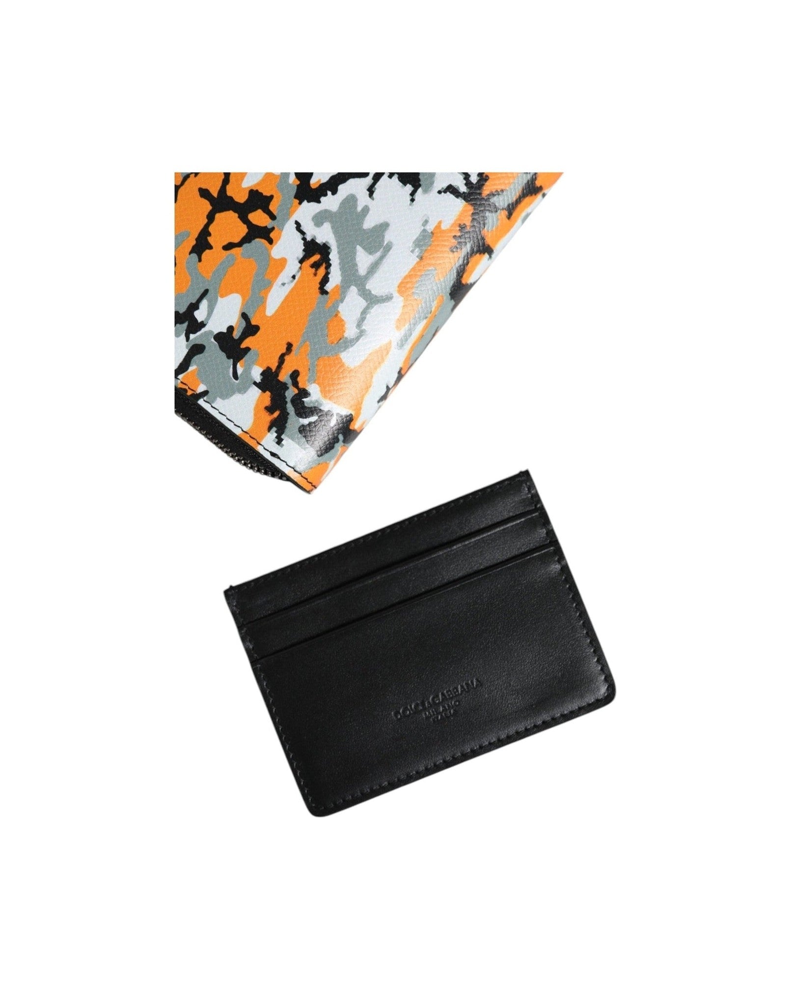 Dolce & Gabbana Camouflage Leather Purse Cross Body Multicolor Bag Glam Steals