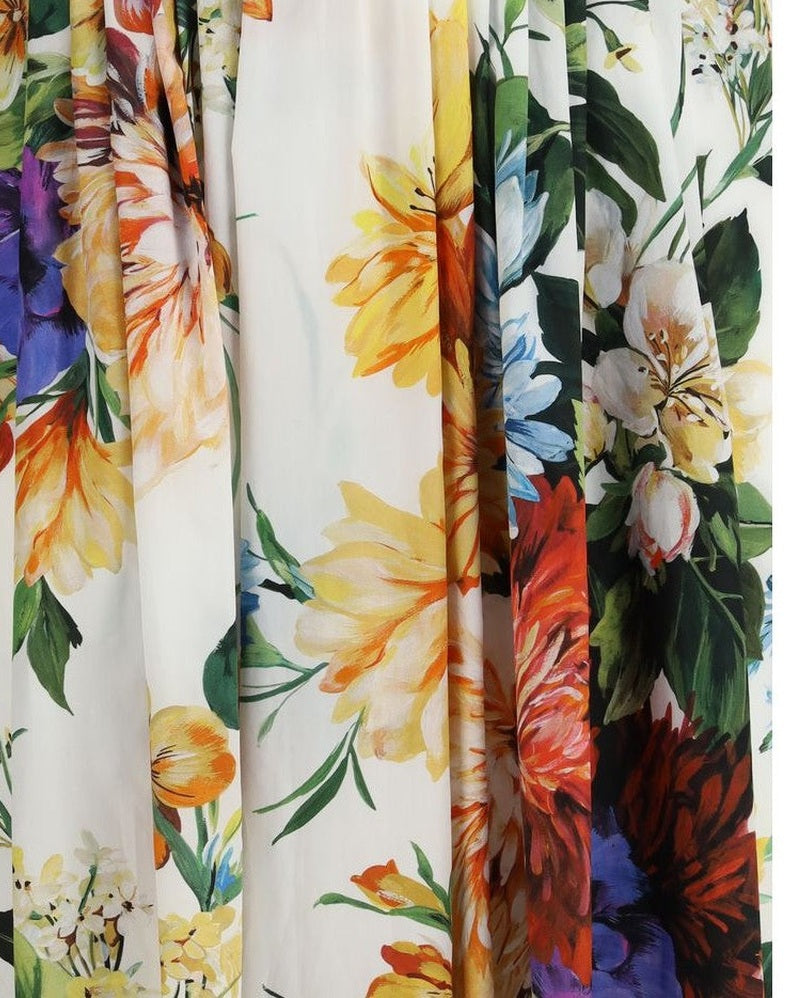 Dolce & Gabbana Multicolor Cotton Casual Dress Glam Steals