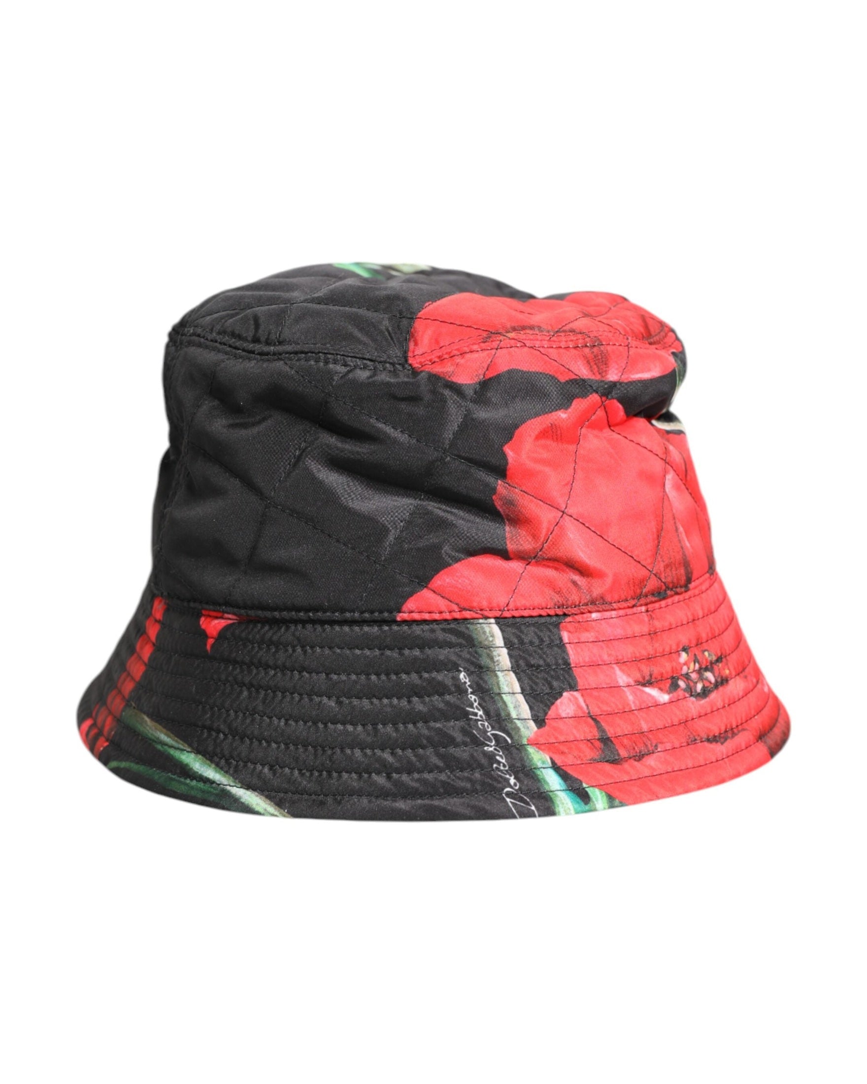 Dolce & Gabbana Multicolor Dg Plaque Wide Brim Bucket Hat Glam Steals