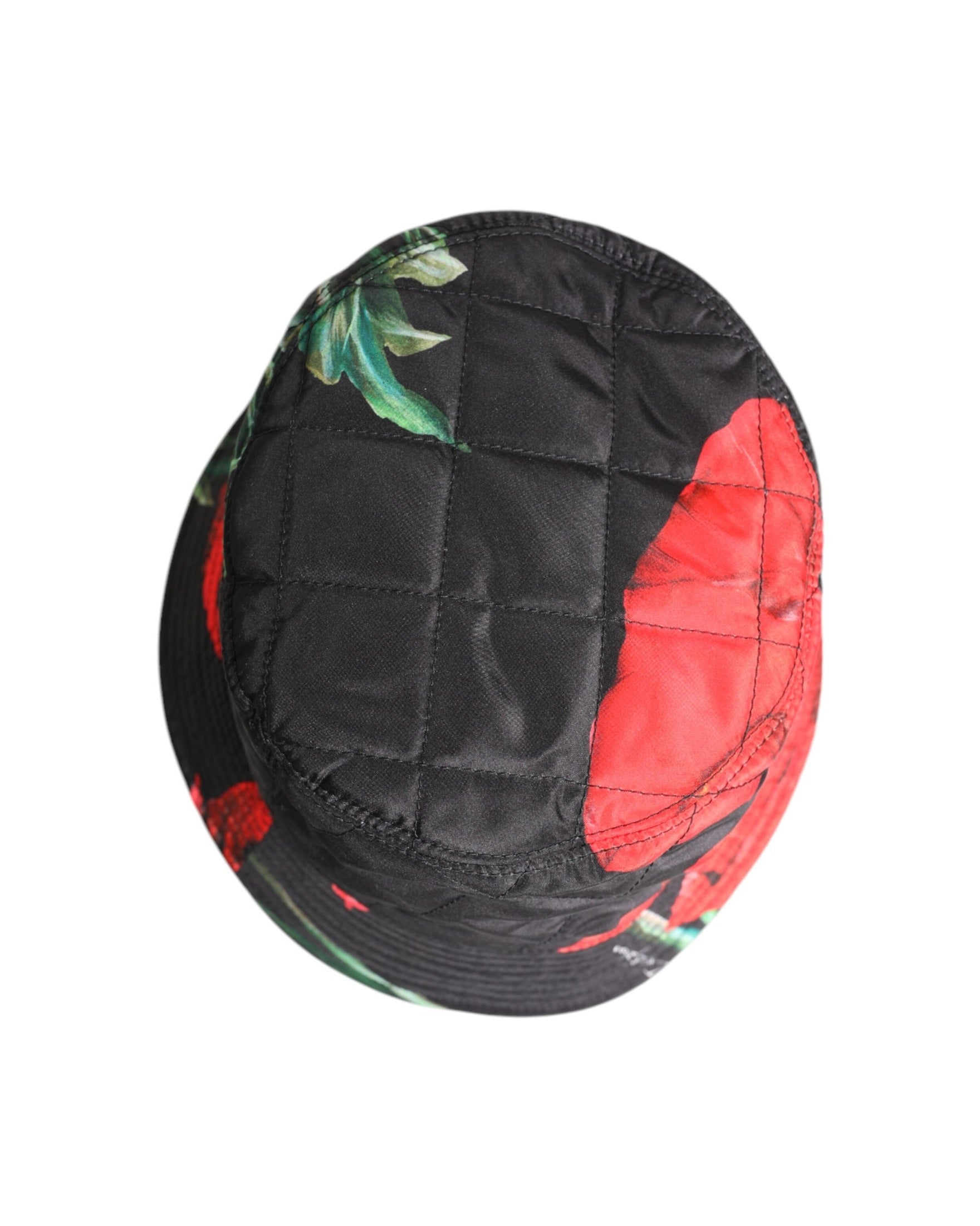 Dolce & Gabbana Multicolor Dg Plaque Wide Brim Bucket Hat Glam Steals