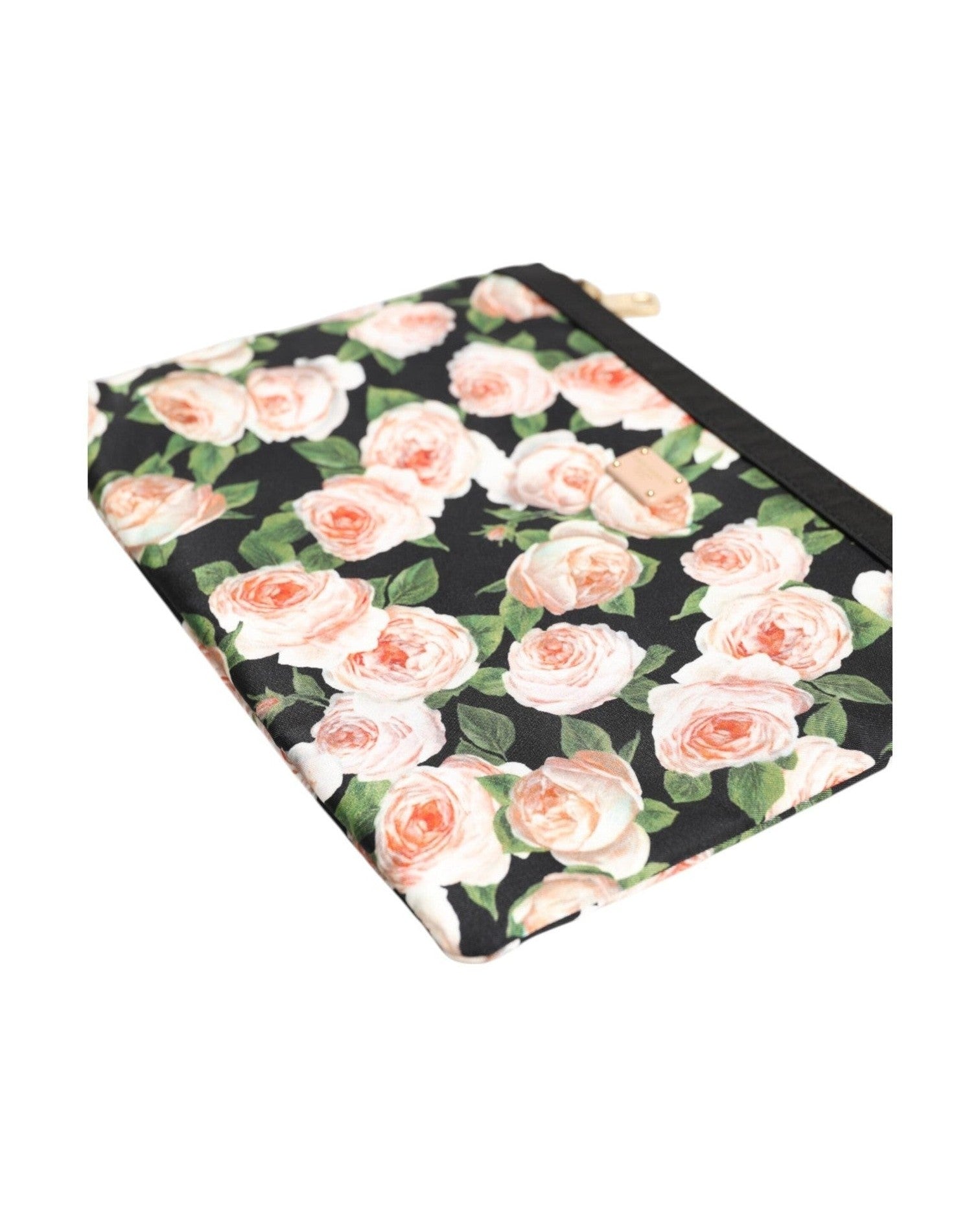 Dolce & Gabbana Multicolor Floral Dg Plaque Clutch Women Pouch Borse Bag Glam Steals