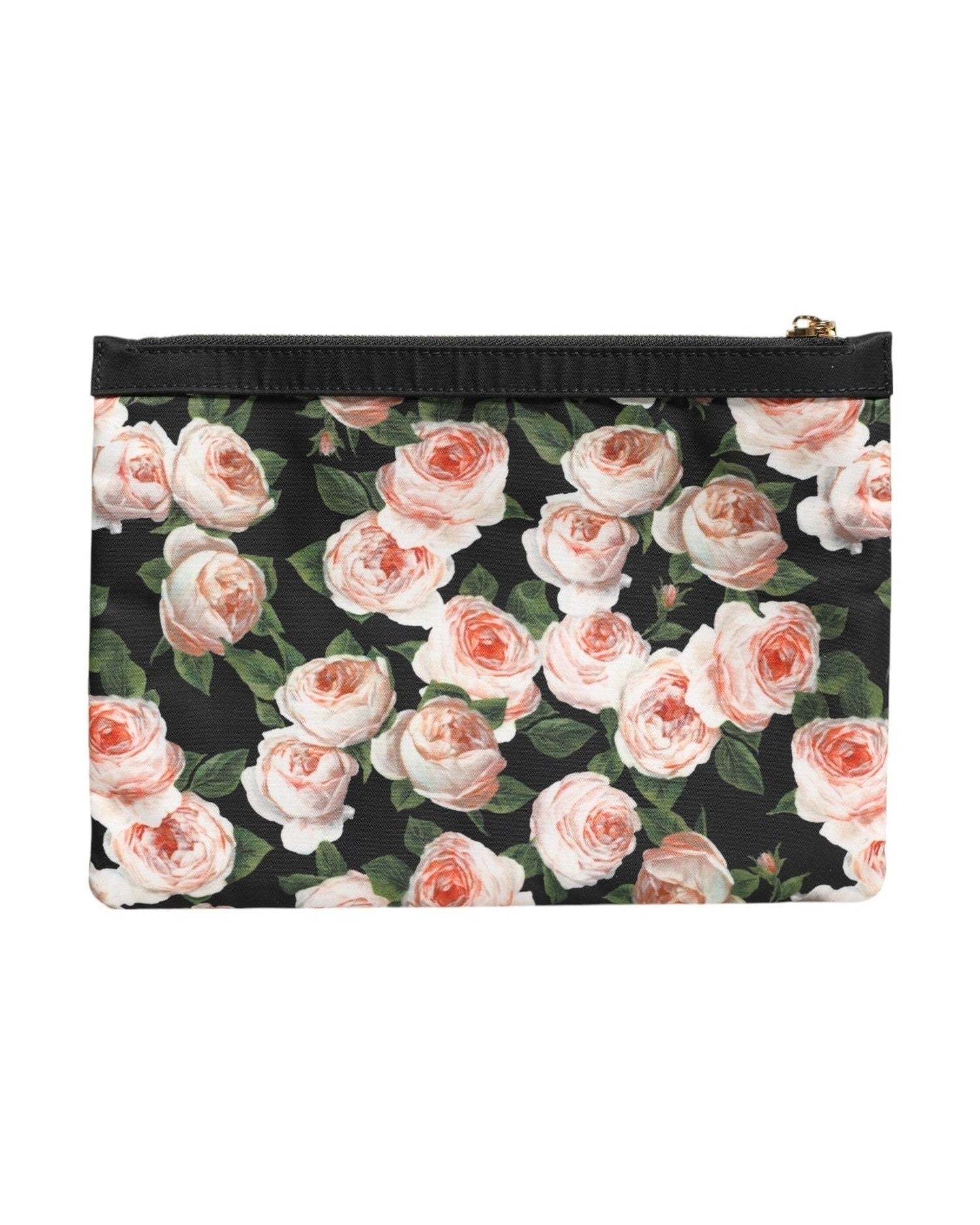 Dolce & Gabbana Multicolor Floral Dg Plaque Clutch Women Pouch Borse Bag Glam Steals