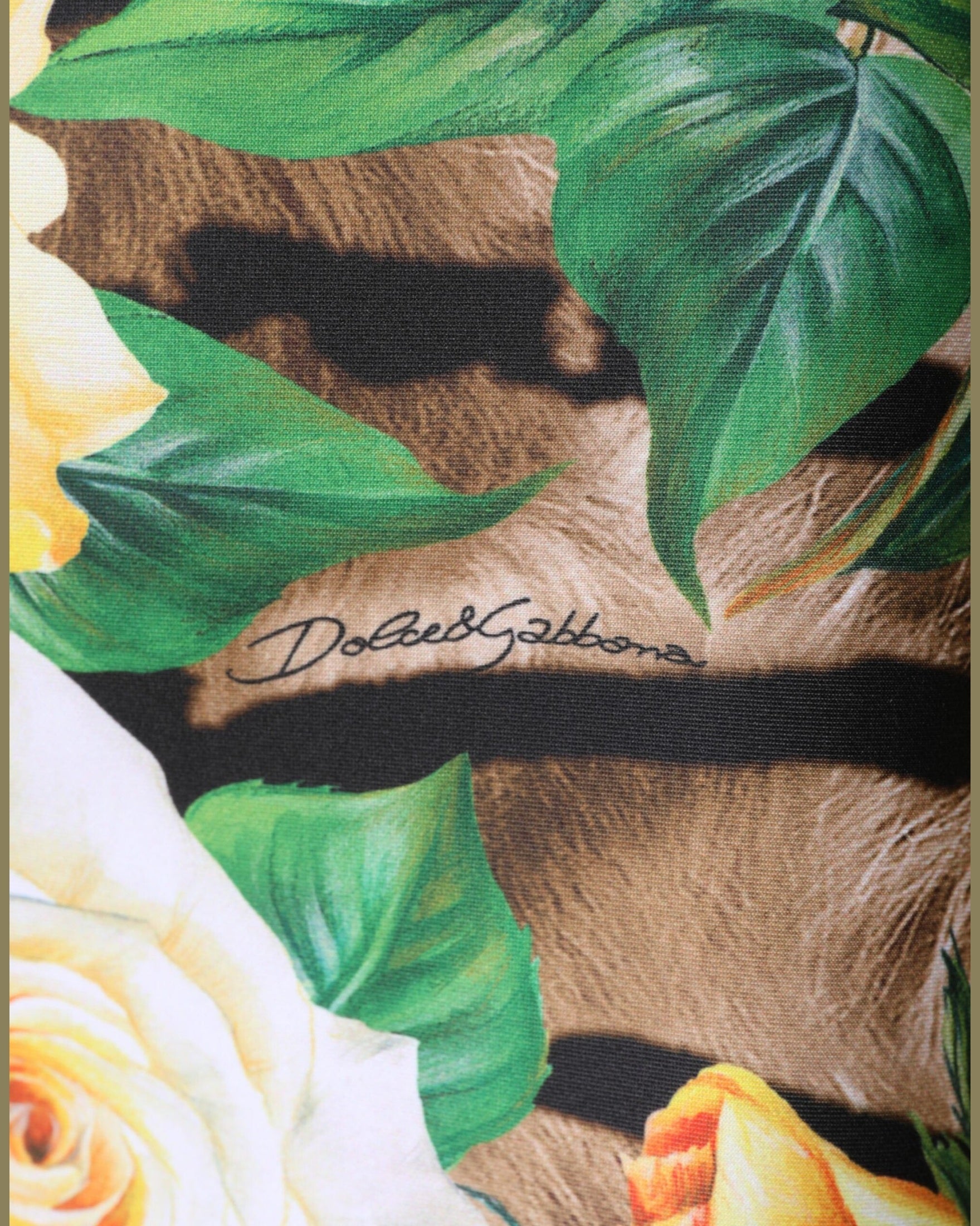 Dolce & Gabbana Multicolor Floral Print Sheath Mini Dress Glam Steals