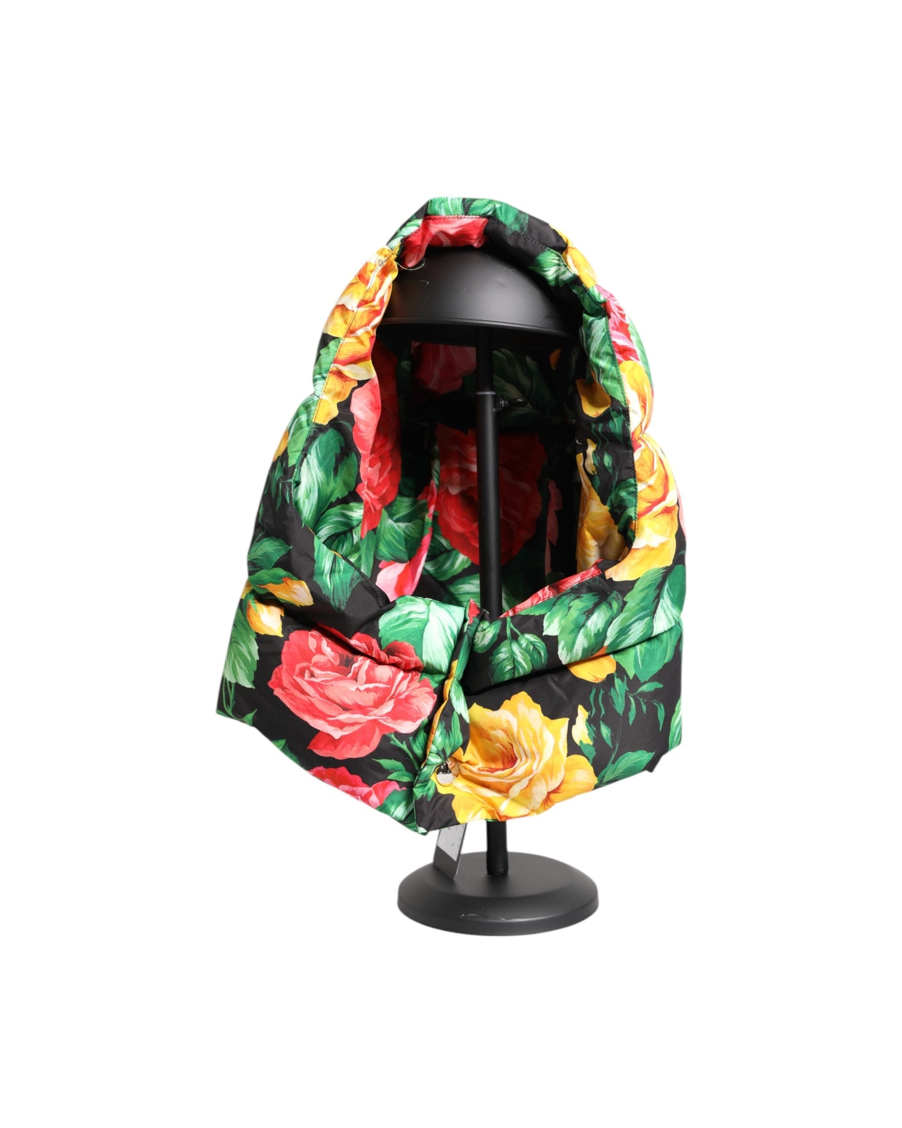 Dolce & Gabbana Multicolor Floral Print Whole Head Wrap Hat Glam Steals