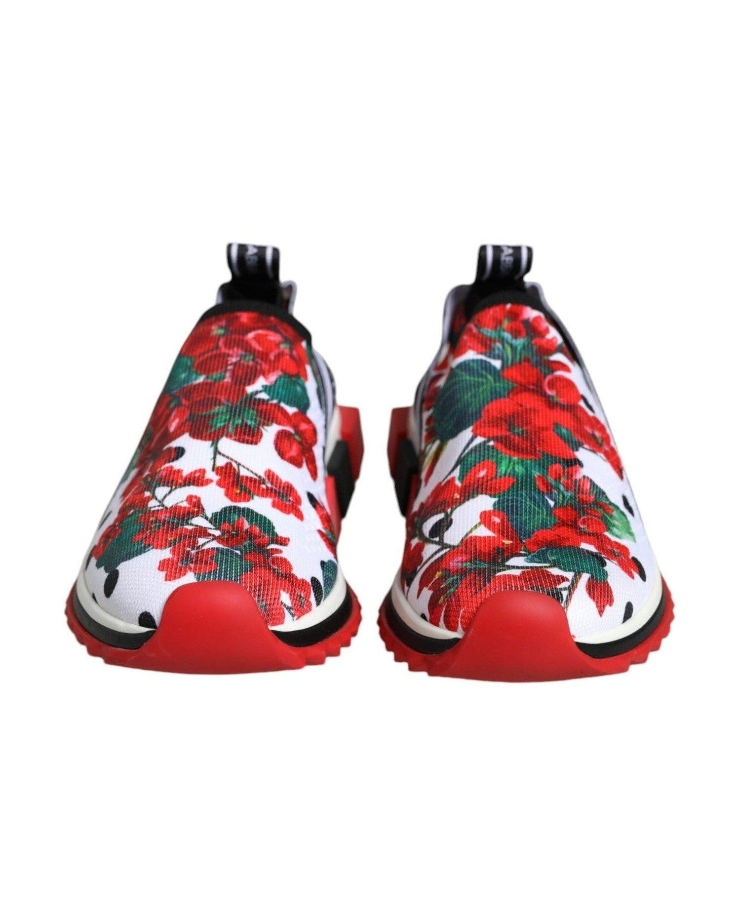 Dolce & Gabbana Multicolor Geranium Sorrento Sneakers Shoes Sneakers