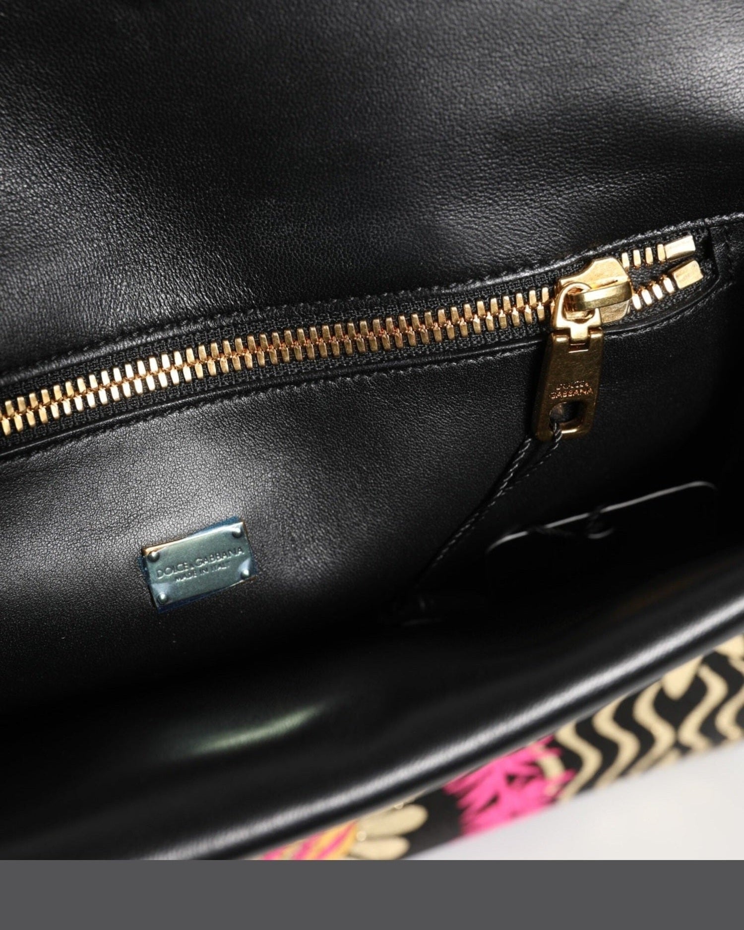 Dolce & Gabbana Multicolor Jacquard Floral Document Briefcase Bag Glam Steals