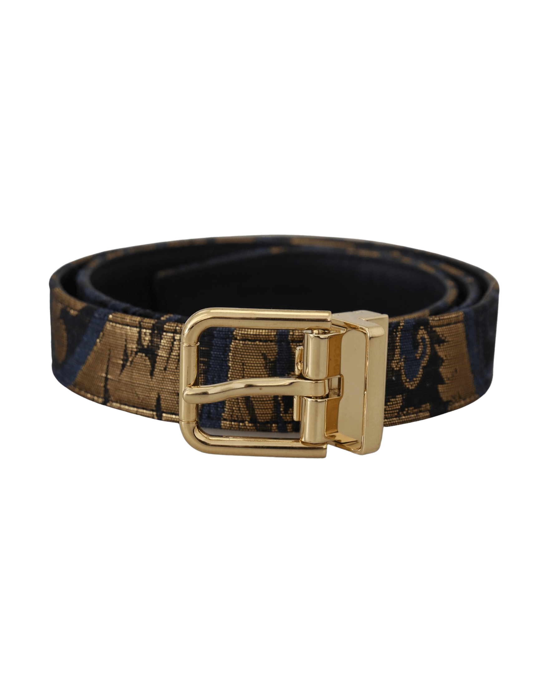 Dolce & Multicolor Gabbana Leather Jacquard Logo Buckle Belt Glam Steals