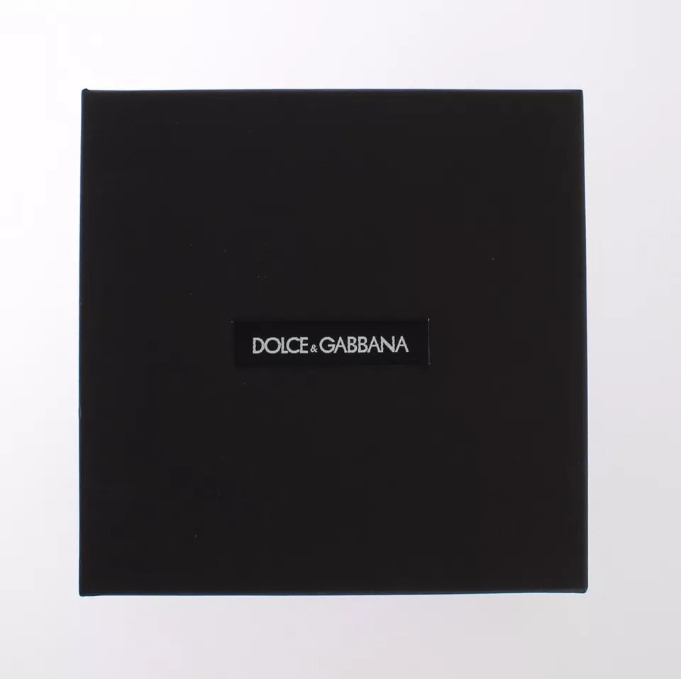 Dolce & Gabbana Multicolor Leather Raffia Clasp Finder Chain Keyring Glam Steals