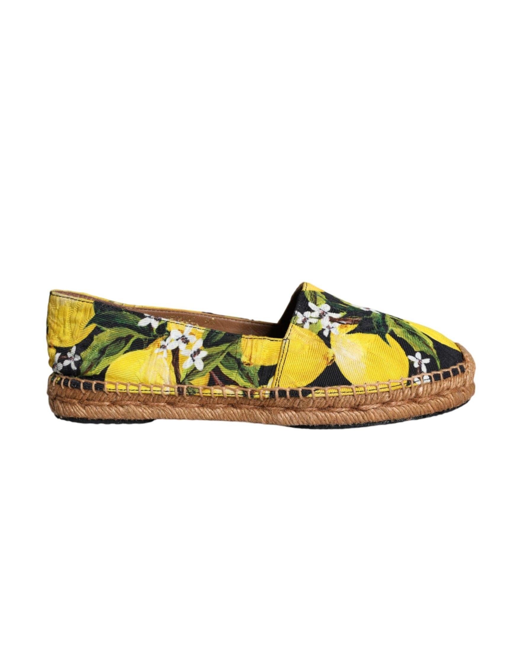 Dolce & Gabbana Multicolor Lemon Slip On Espadrilles Shoes Glam Steals