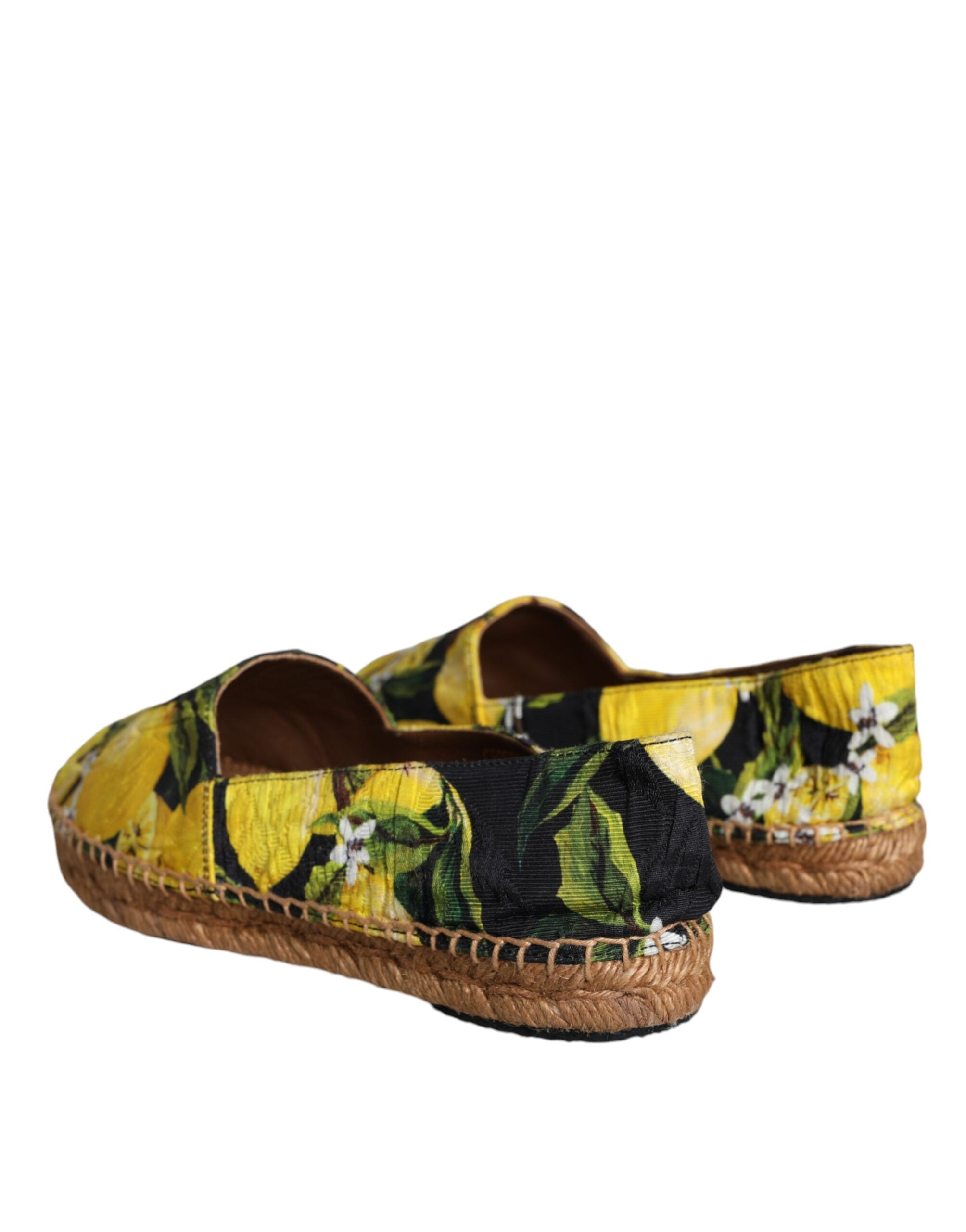 Dolce & Gabbana Multicolor Lemon Slip On Espadrilles Shoes Glam Steals